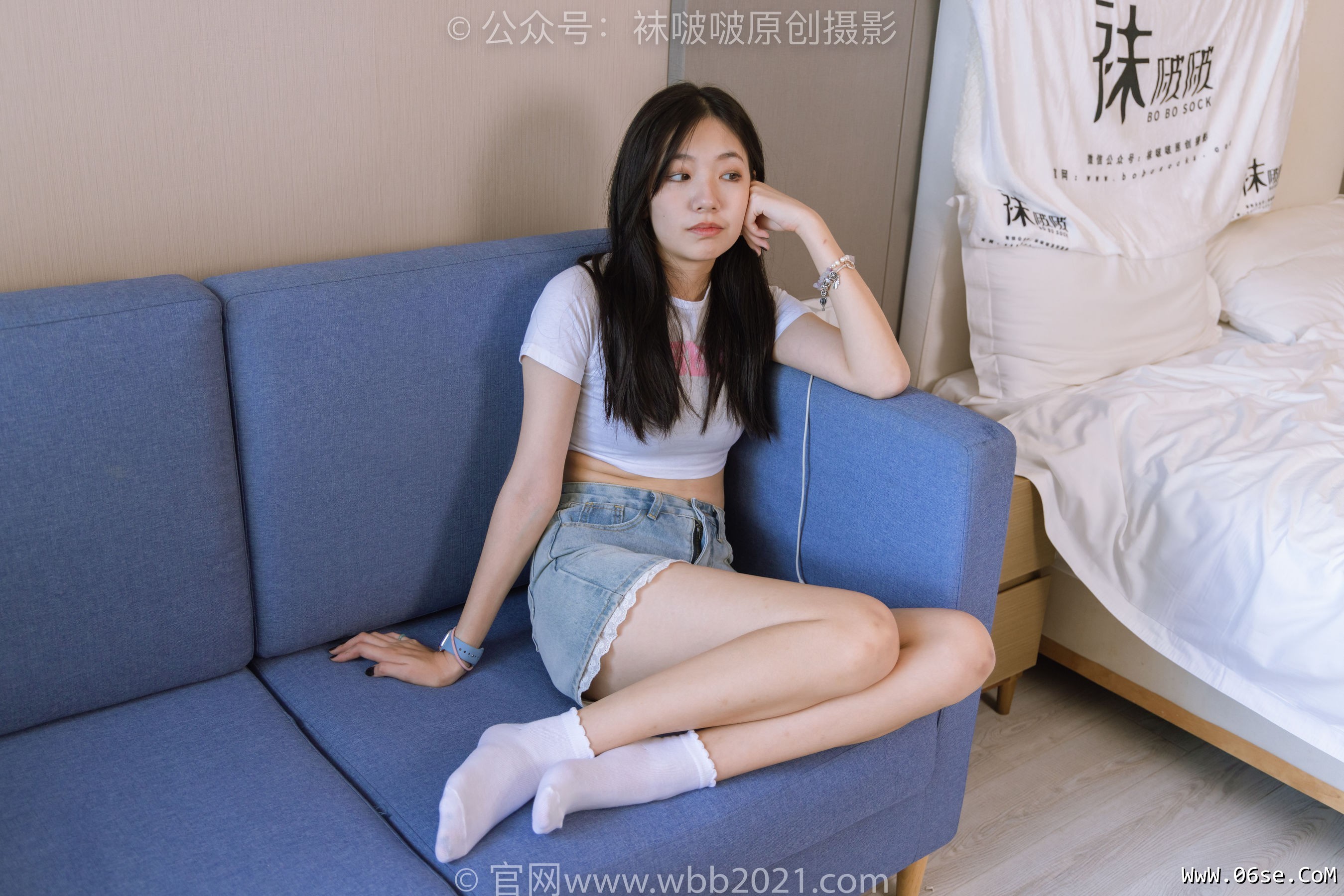 图片[25]-BoBoSocks袜啵啵 No.426 小甜豆 -高跟鞋、裸足、白棉袜[140P]-六色网