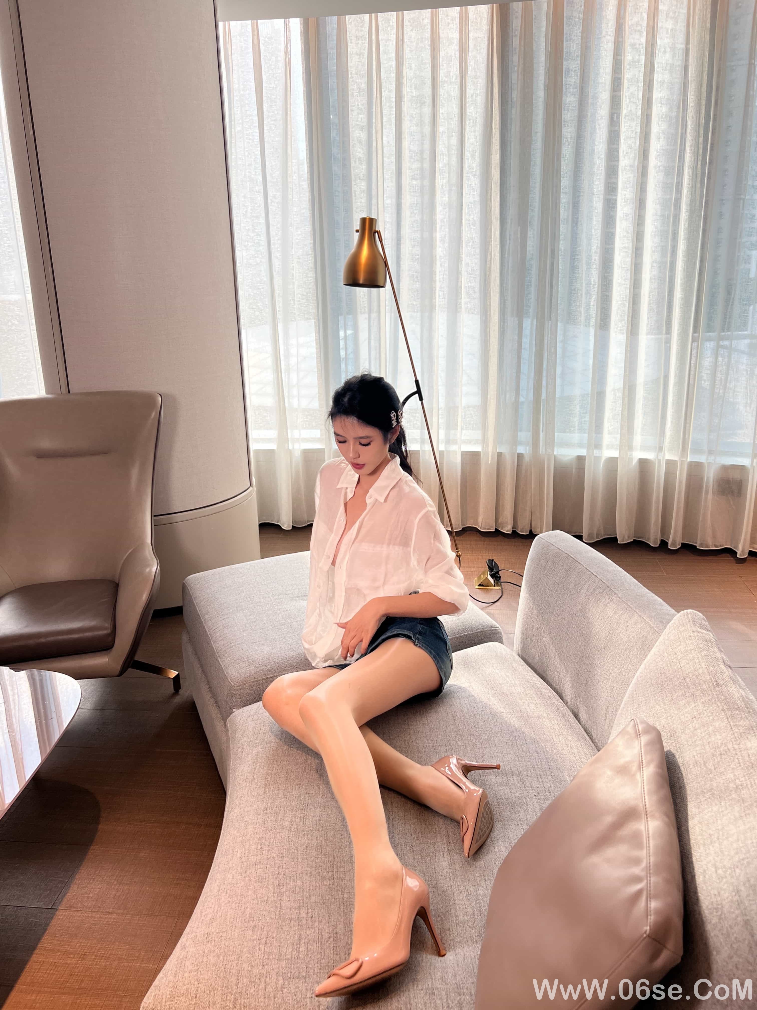 图片[14]-浅浅Danny – 内购 白衬衫[108P]-六色网