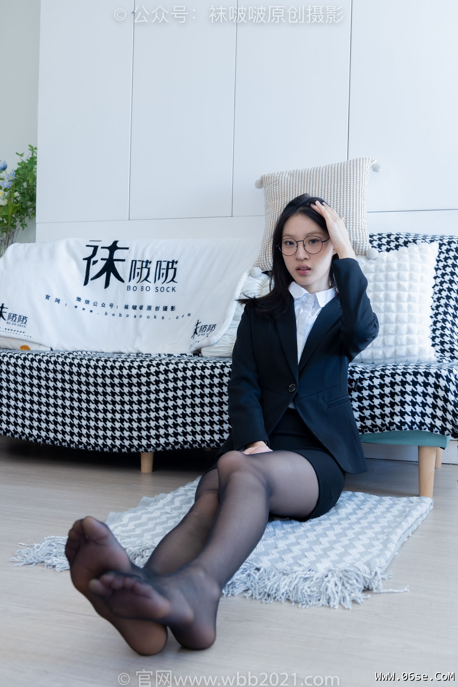 图片[100]-BoBoSocks袜啵啵 No.327 雪糕 -高跟鞋、黑丝、ol风[140P]-六色网