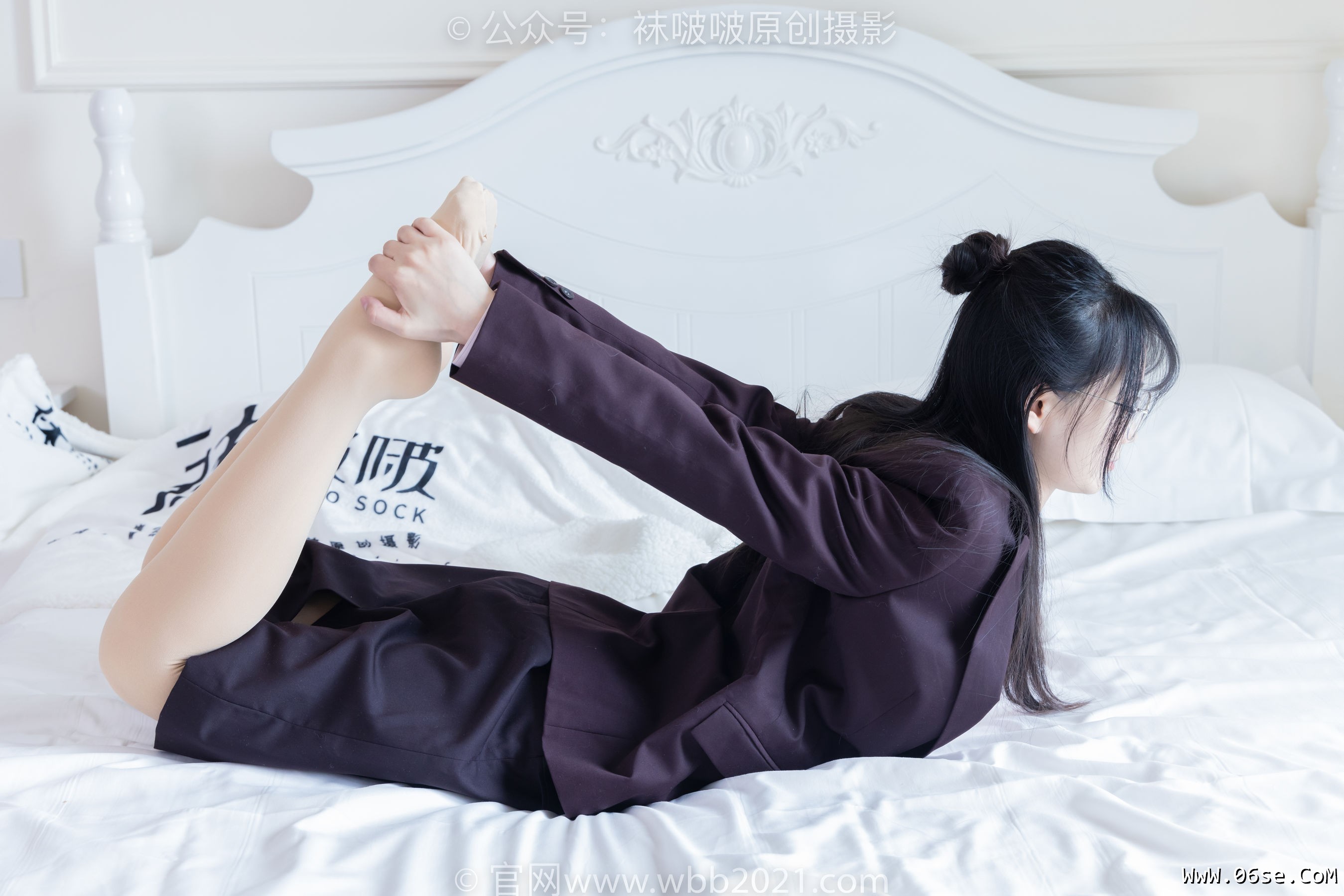 图片[164]-BoBoSocks袜啵啵 No.362 甜甜圈 -两双皮鞋、厚肉丝、厚黑丝、ol制服[230P]-六色网