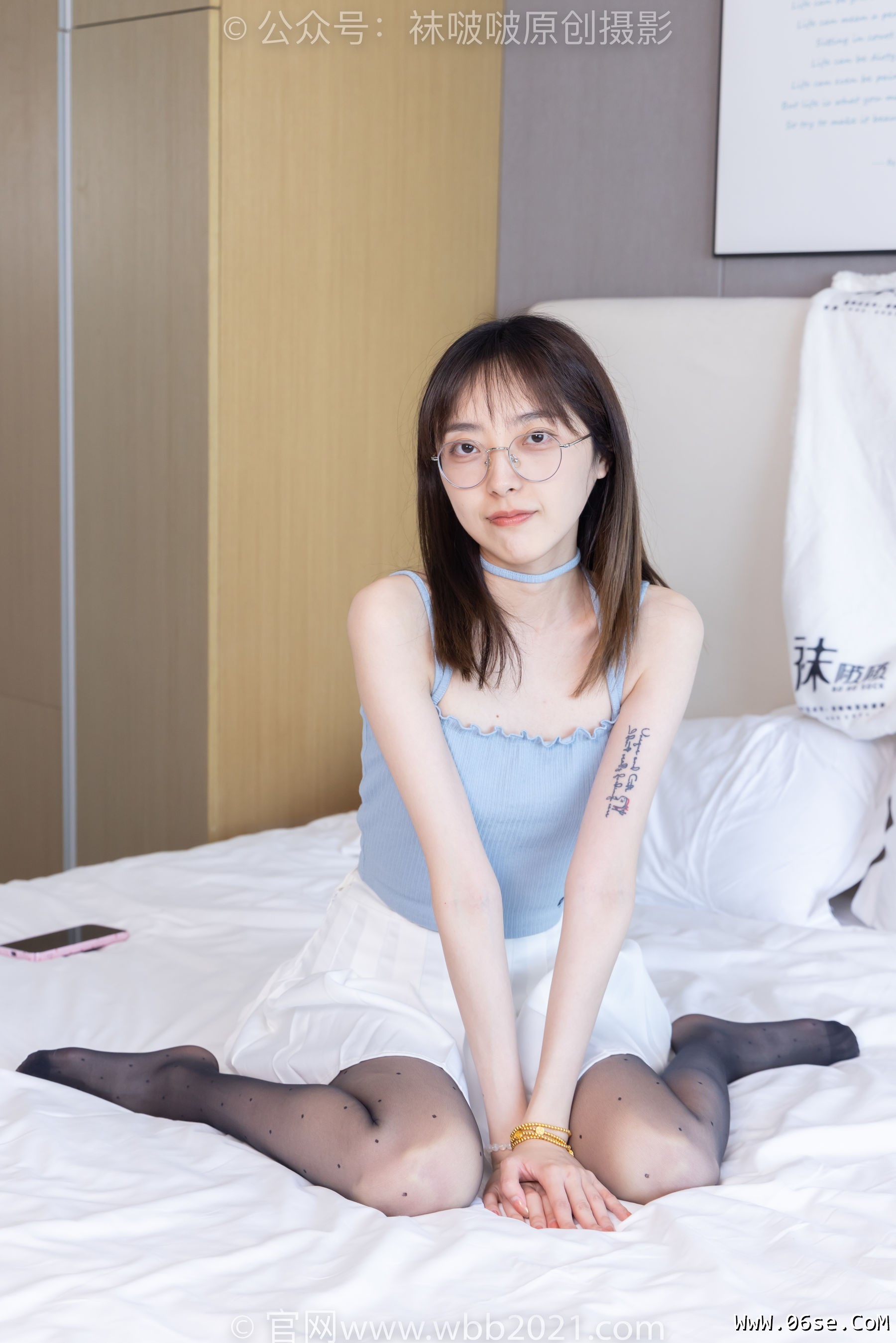 图片[127]-BoBoSocks袜啵啵 No.403 稚予 -高跟鞋、板鞋、波点黑丝、波点白丝[145P]-六色网