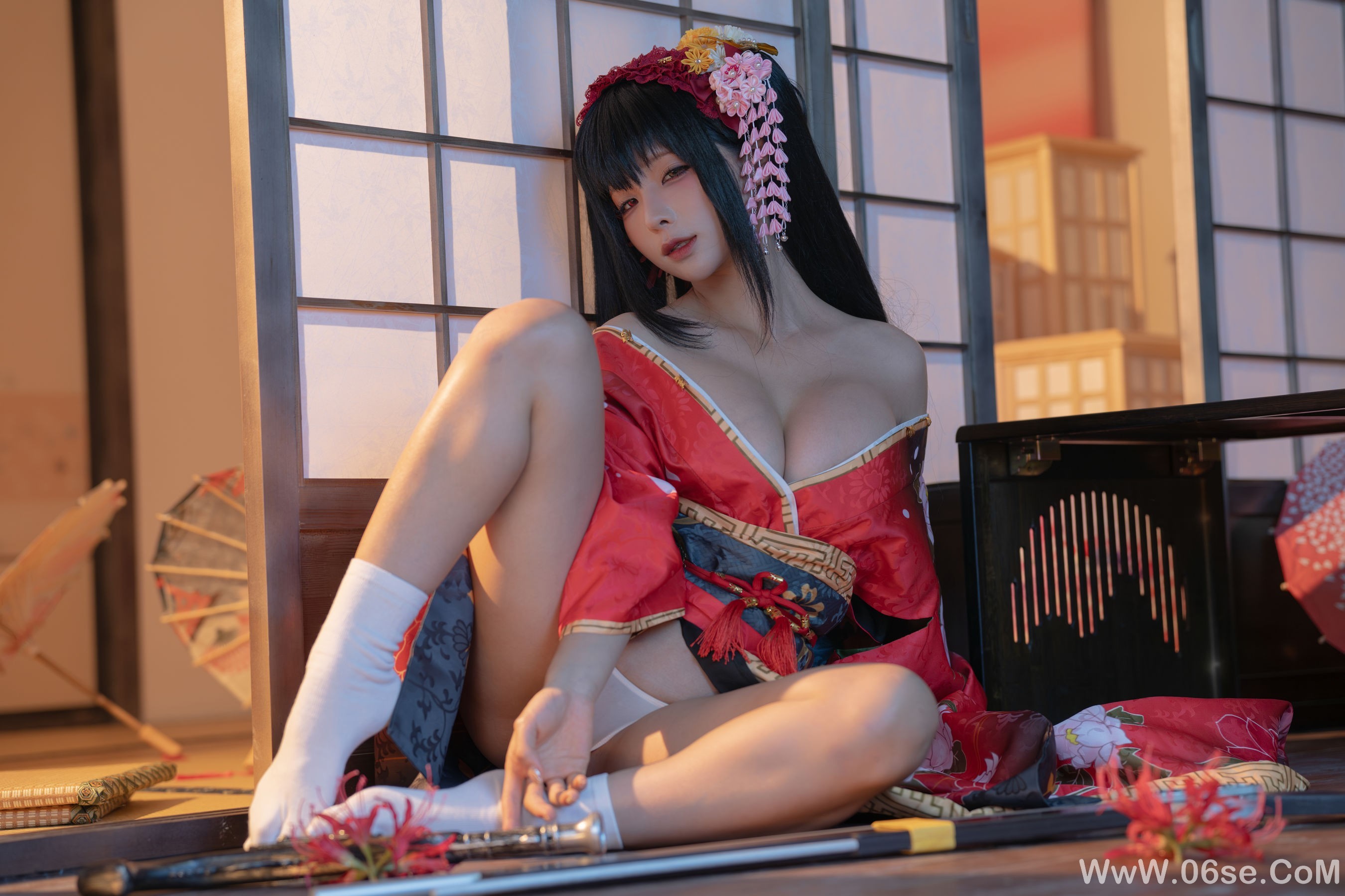 图片[19]-动漫博主蠢沫沫 – 狂三和服[147P]-六色网