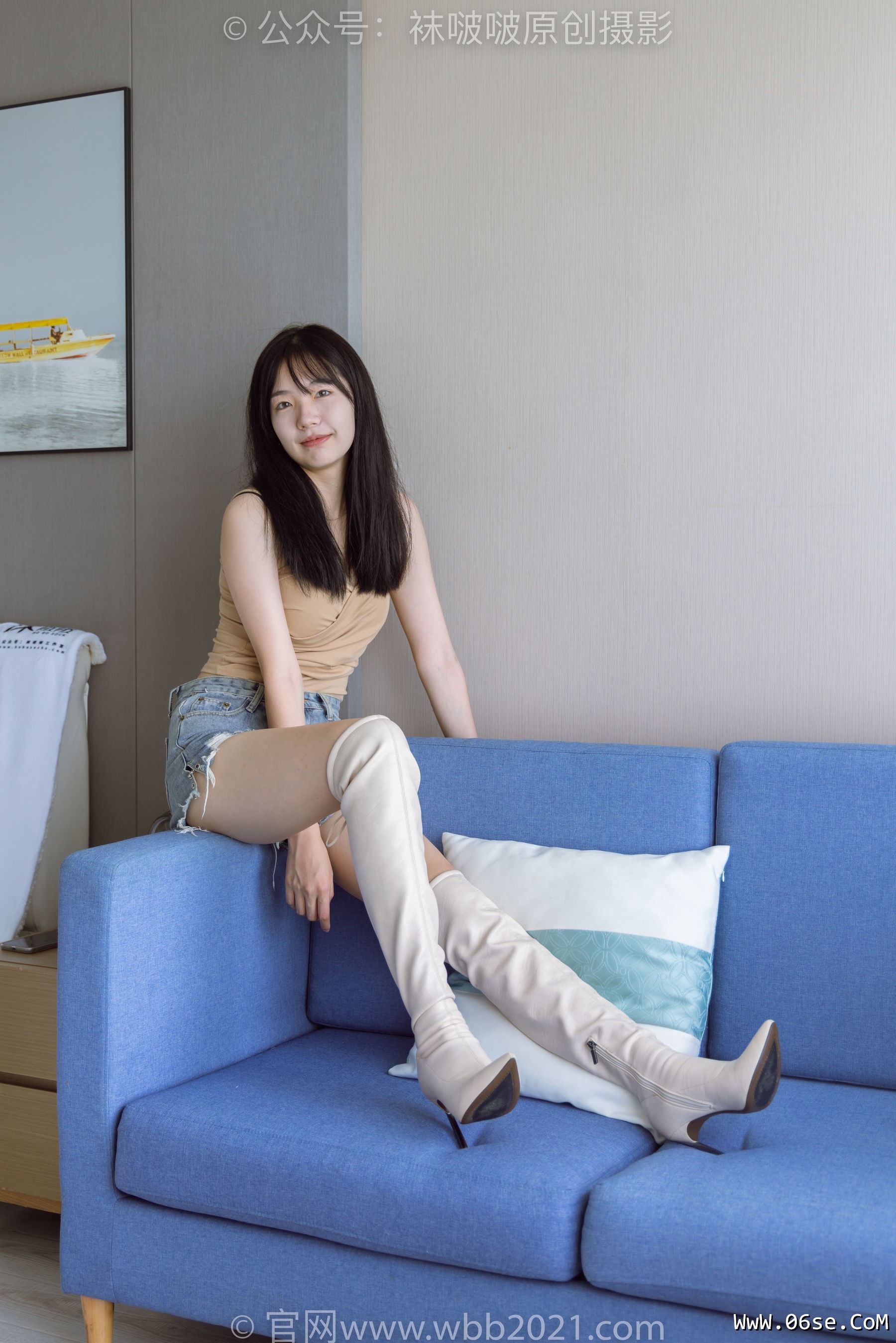 图片[105]-BoBoSocks袜啵啵 No.441 小甜豆 -高跟长靴、白棉袜、裸足[179P]-六色网