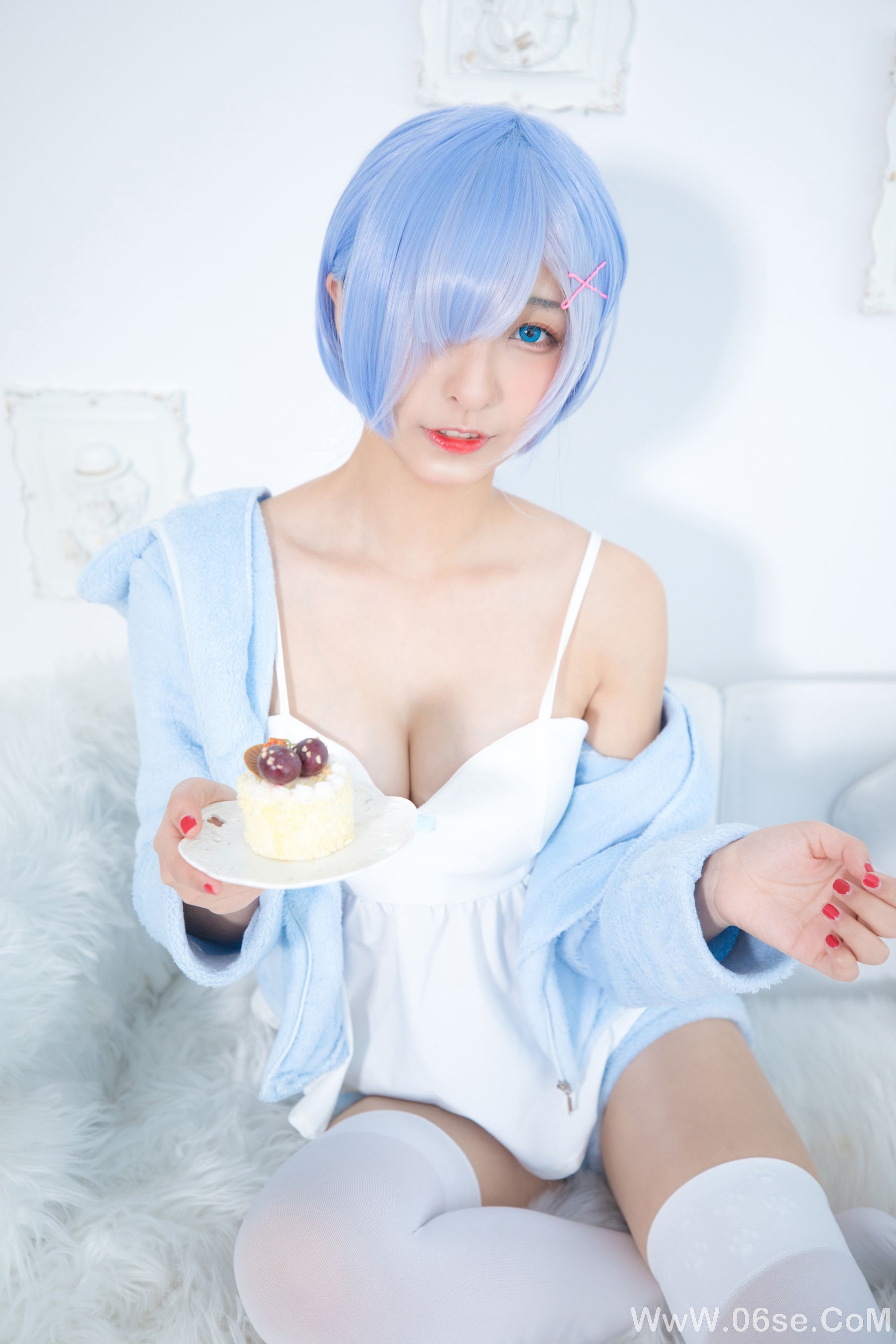 图片[2]-二次元美女古川kagura 蕾姆[100P]-六色网