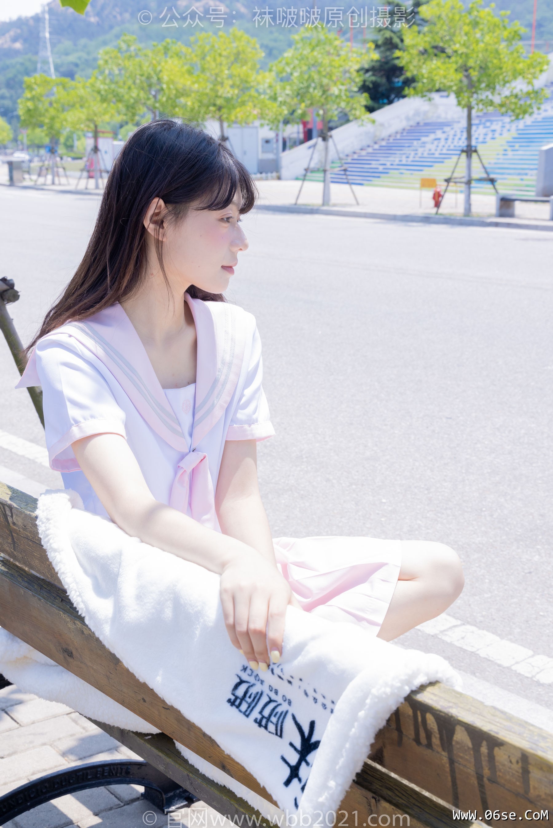 图片[34]-BoBoSocks袜啵啵 No.399 糯米 -皮鞋、白棉袜、jk制服[145P]-六色网