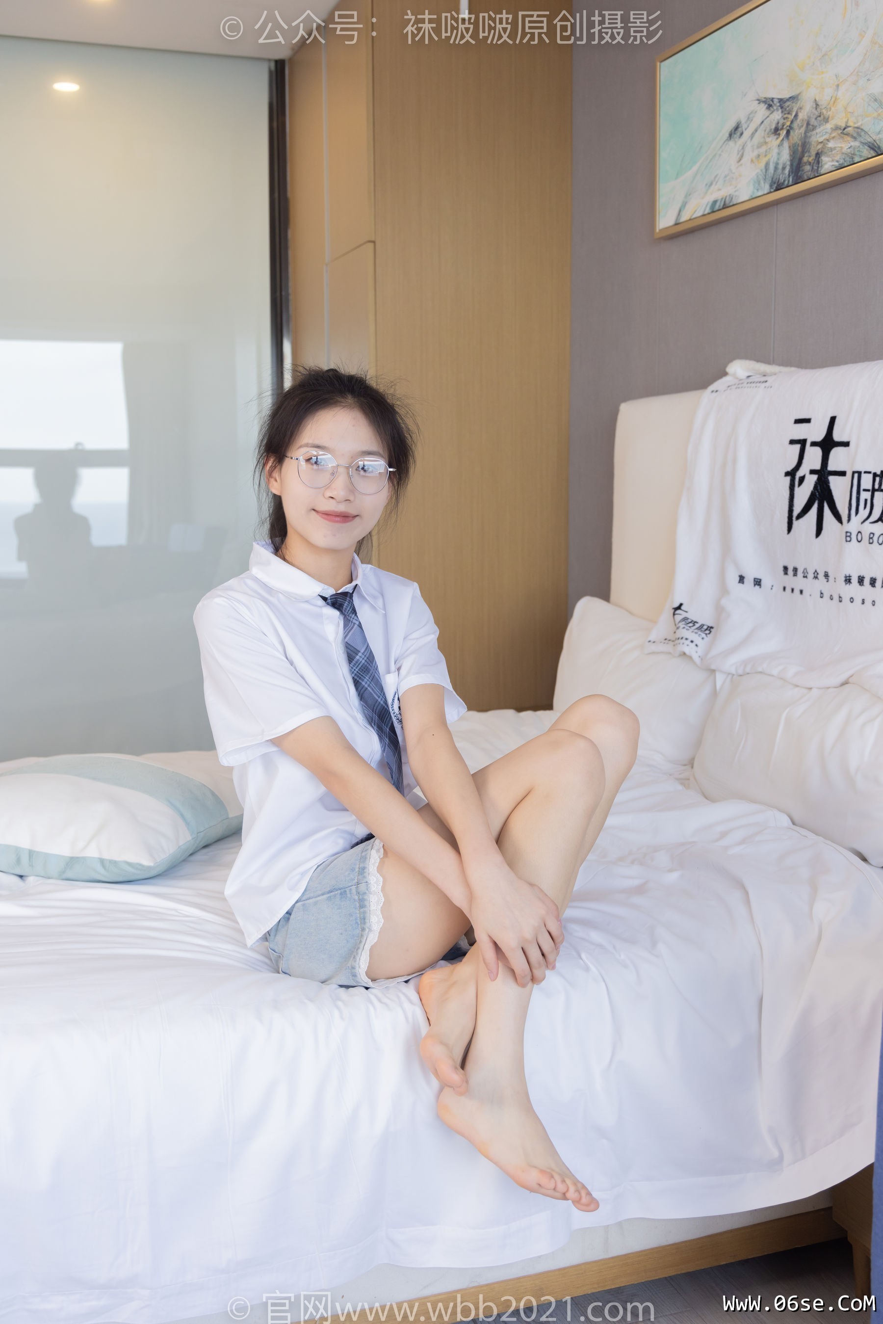 图片[42]-BoBoSocks袜啵啵 No.276 芝士 -皮鞋、厚白丝、裸足[144P]-六色网
