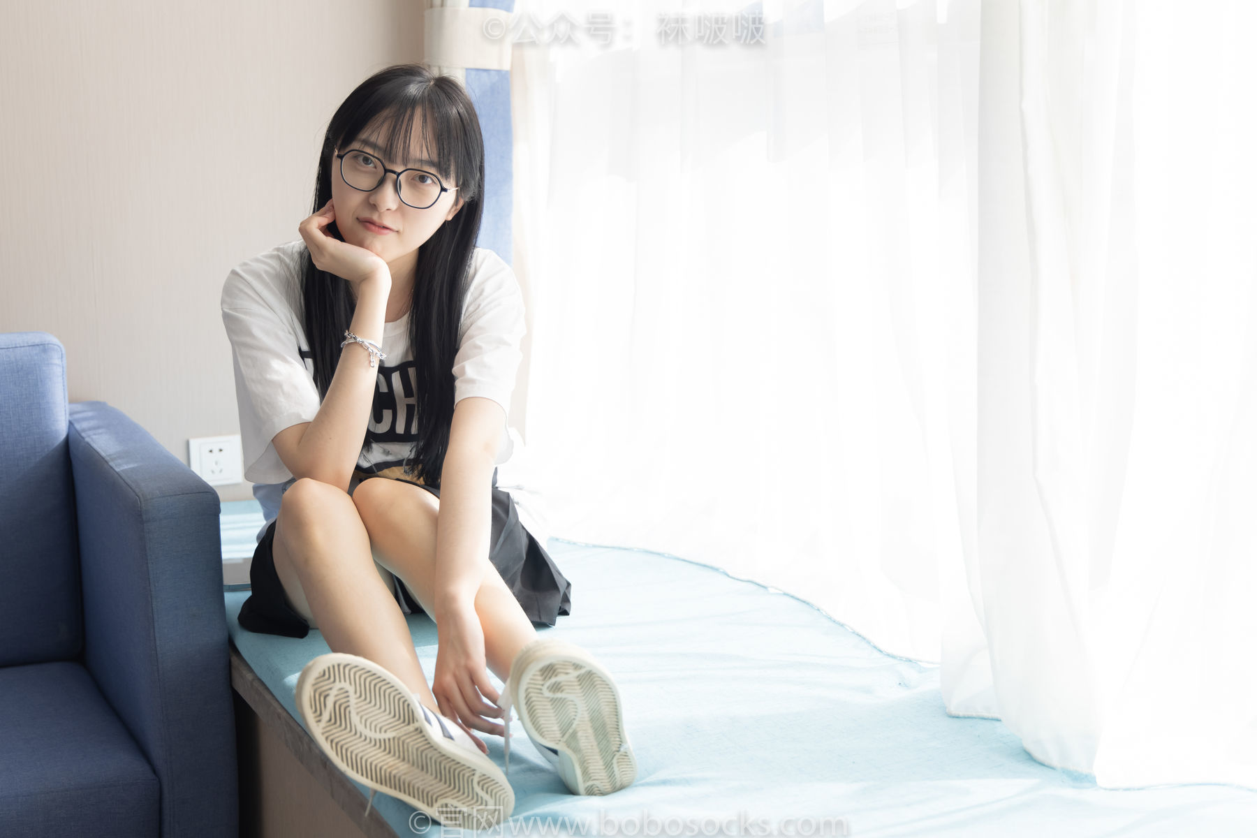 图片[5]-BoBoSocks袜啵啵 No.033 稚予-贝壳头、天鹅绒黑袜、天鹅绒白袜[154P]-六色网
