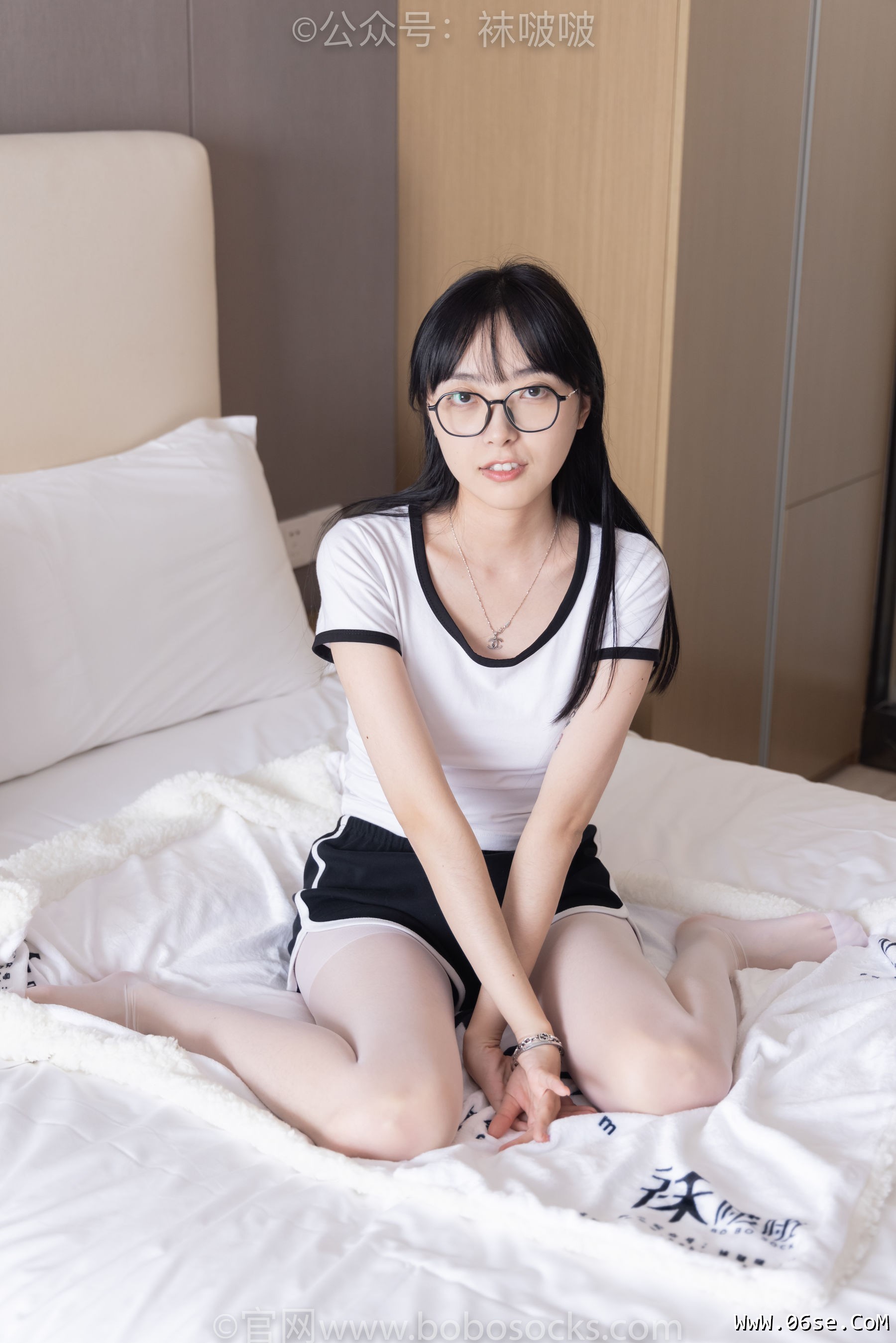 图片[124]-BoBoSocks袜啵啵 No.037 稚予-帆布鞋、短白棉袜、白丝[136P]-六色网
