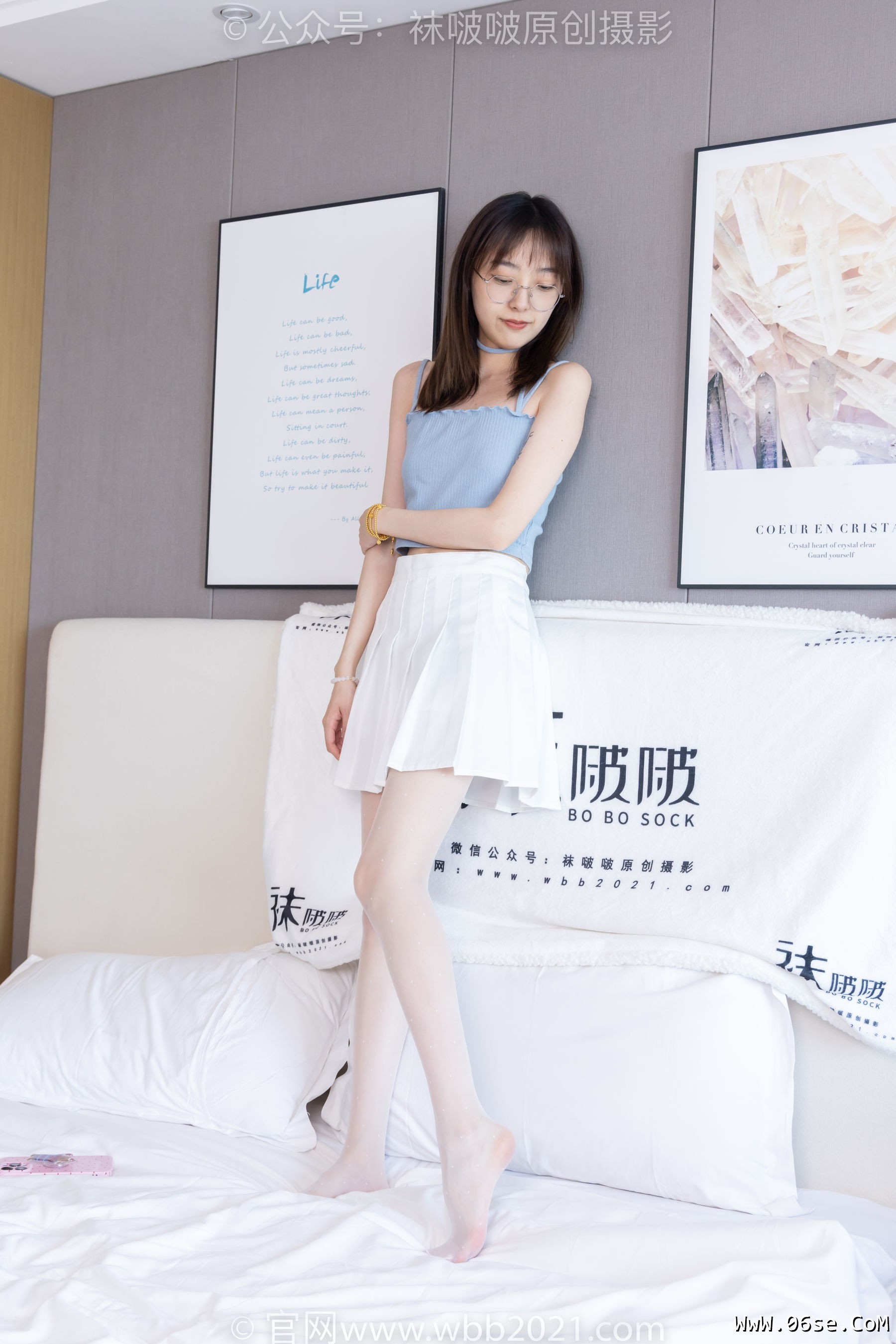 图片[75]-BoBoSocks袜啵啵 No.403 稚予 -高跟鞋、板鞋、波点黑丝、波点白丝[145P]-六色网