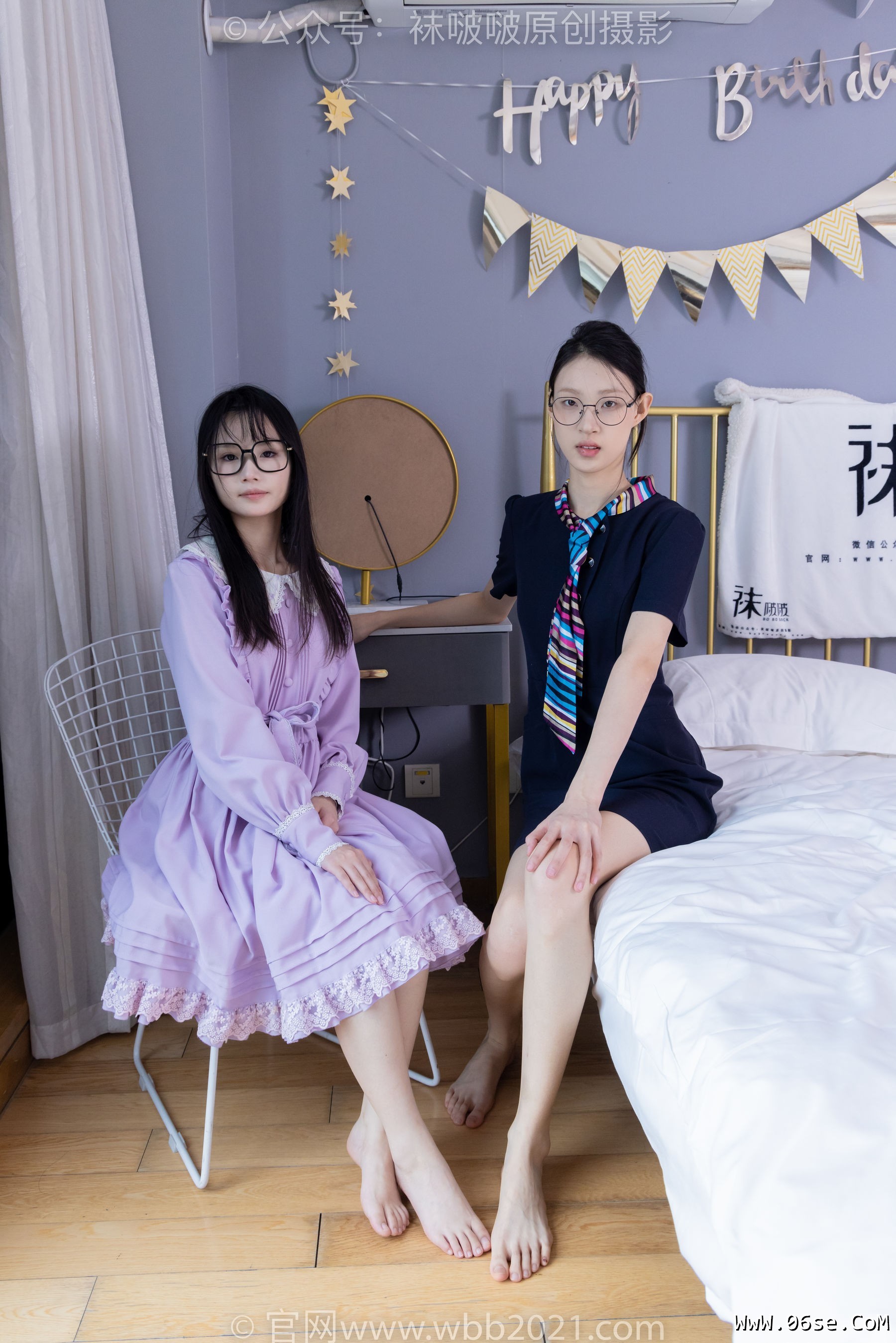 图片[32]-BoBoSocks袜啵啵 No.384 雪糕&甜甜圈 -两双高跟凉鞋、黑丝、白丝、裸足[183P]-六色网
