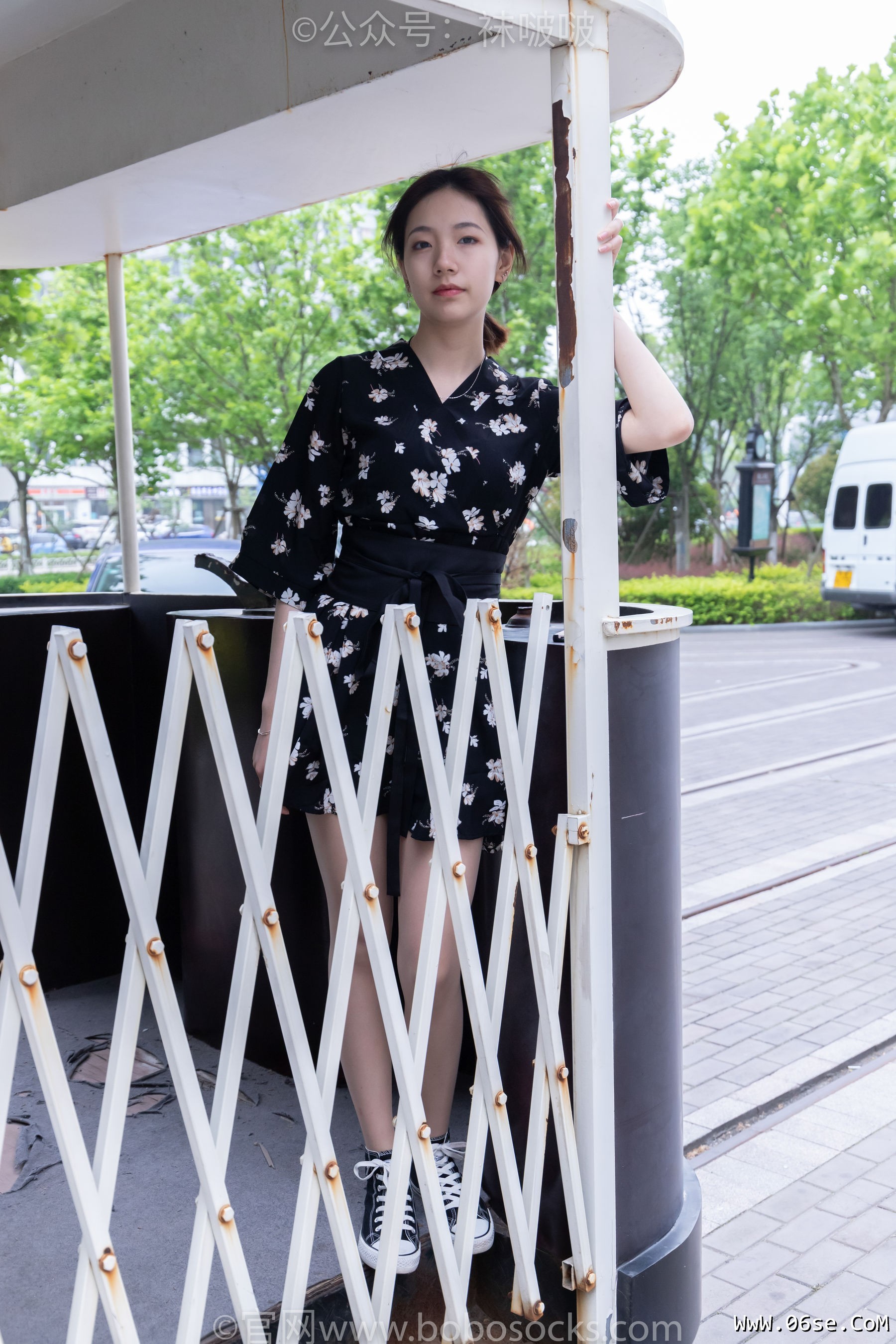 图片[11]-BoBoSocks袜啵啵 No.013 小甜豆-匡威帆布鞋、浅灰色短棉袜、肉丝[132P]-六色网