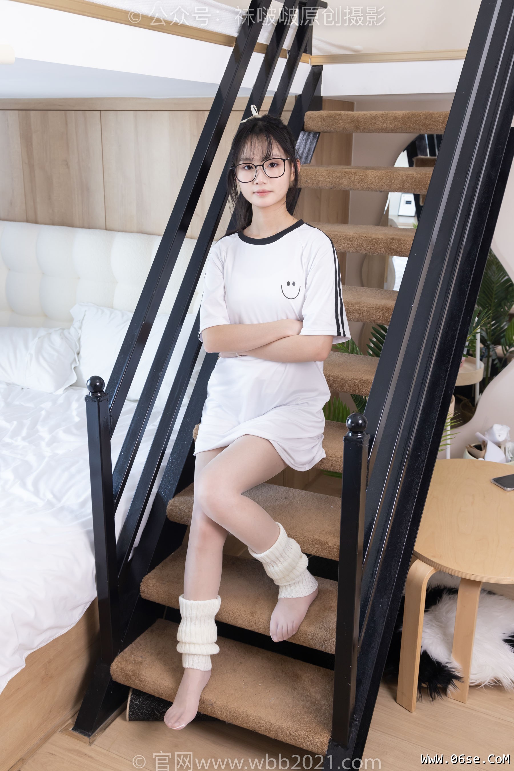 图片[106]-BoBoSocks袜啵啵 No.376 甜甜圈 -运动鞋、堆堆袜套、白丝[150P]-六色网