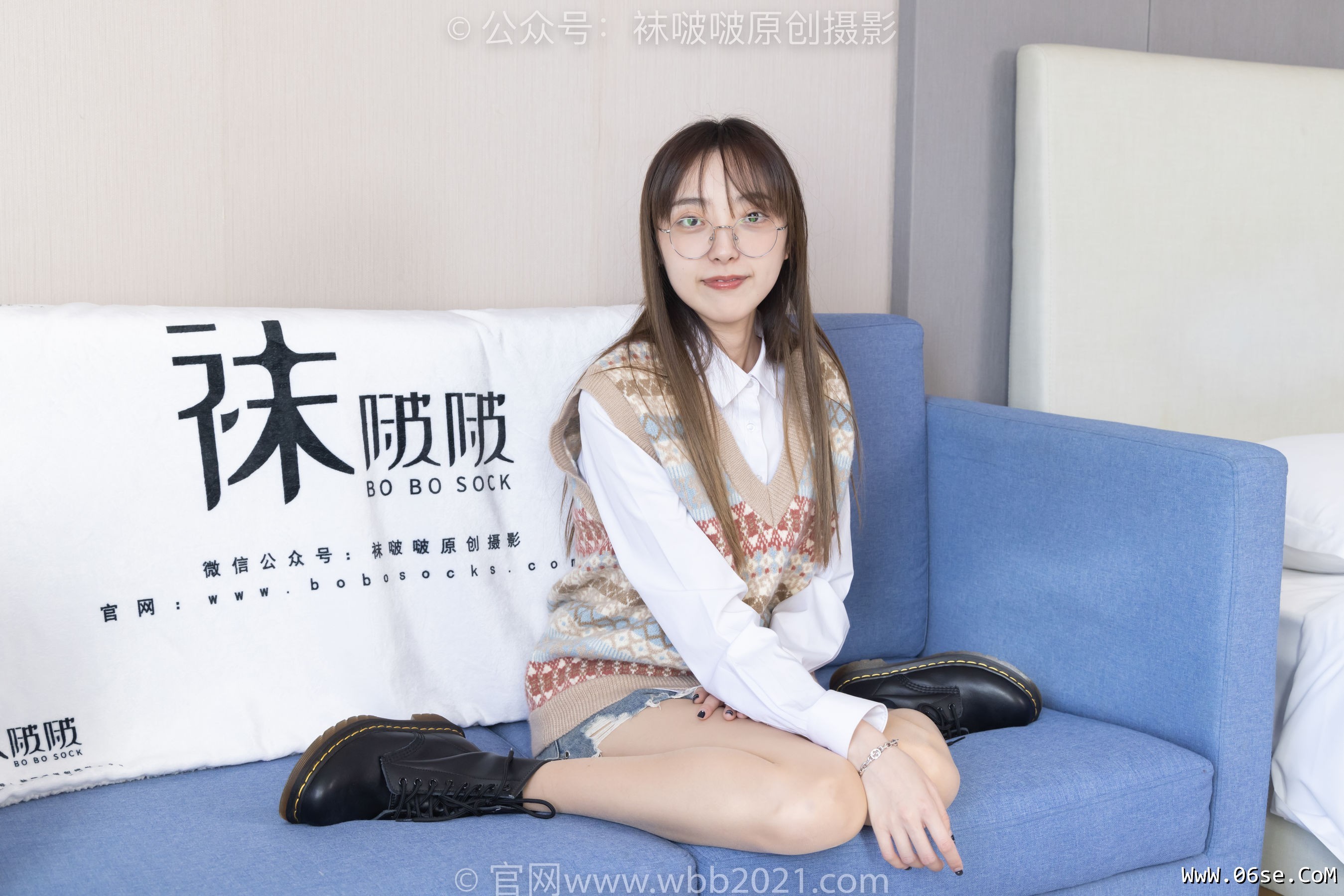 图片[113]-BoBoSocks袜啵啵 No.316 稚予 -运动鞋、马丁靴、肉丝[160P]-六色网