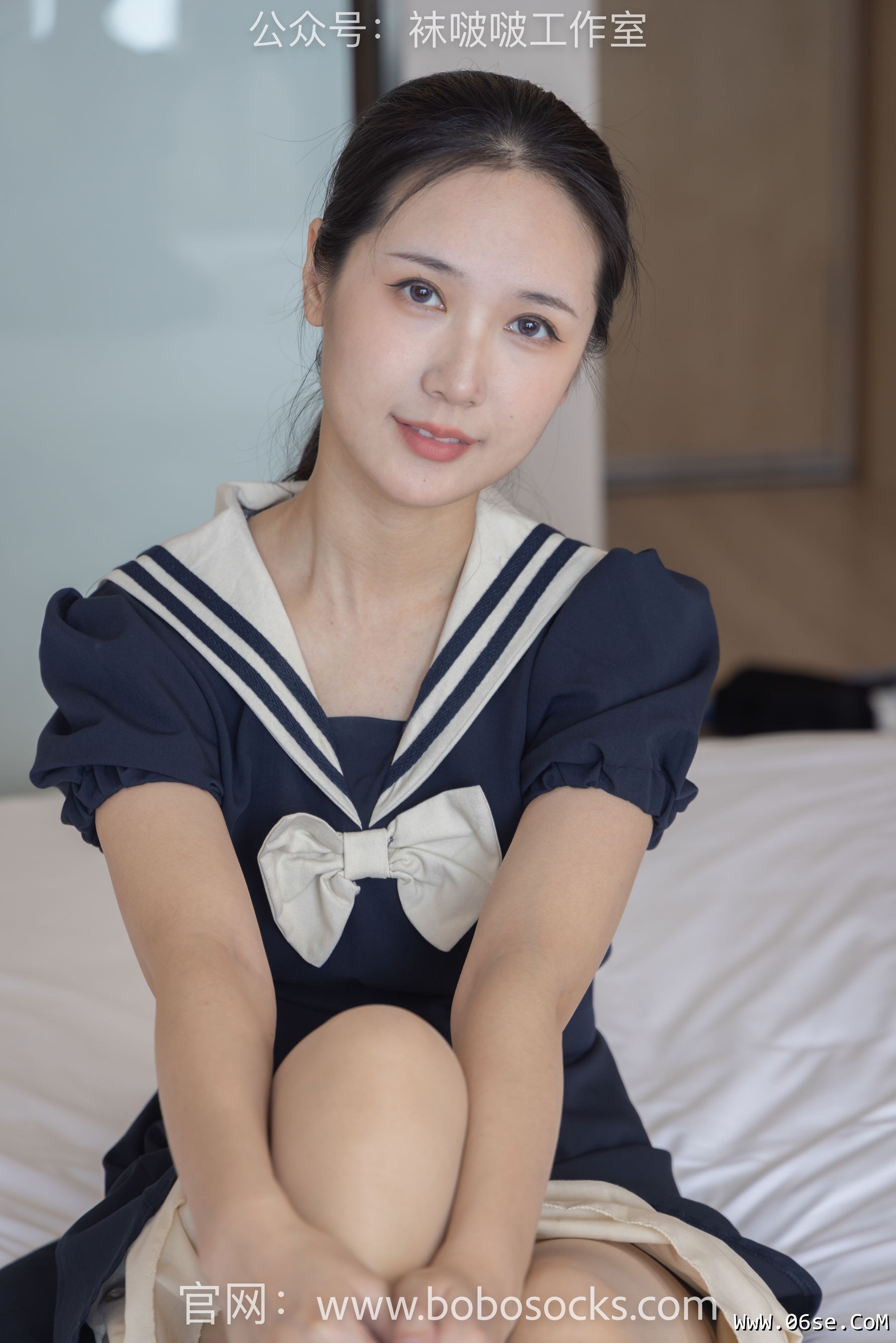 图片[80]-BoBoSocks袜啵啵 No.107 小安-平底鞋、白棉袜、肉丝[140P]-六色网