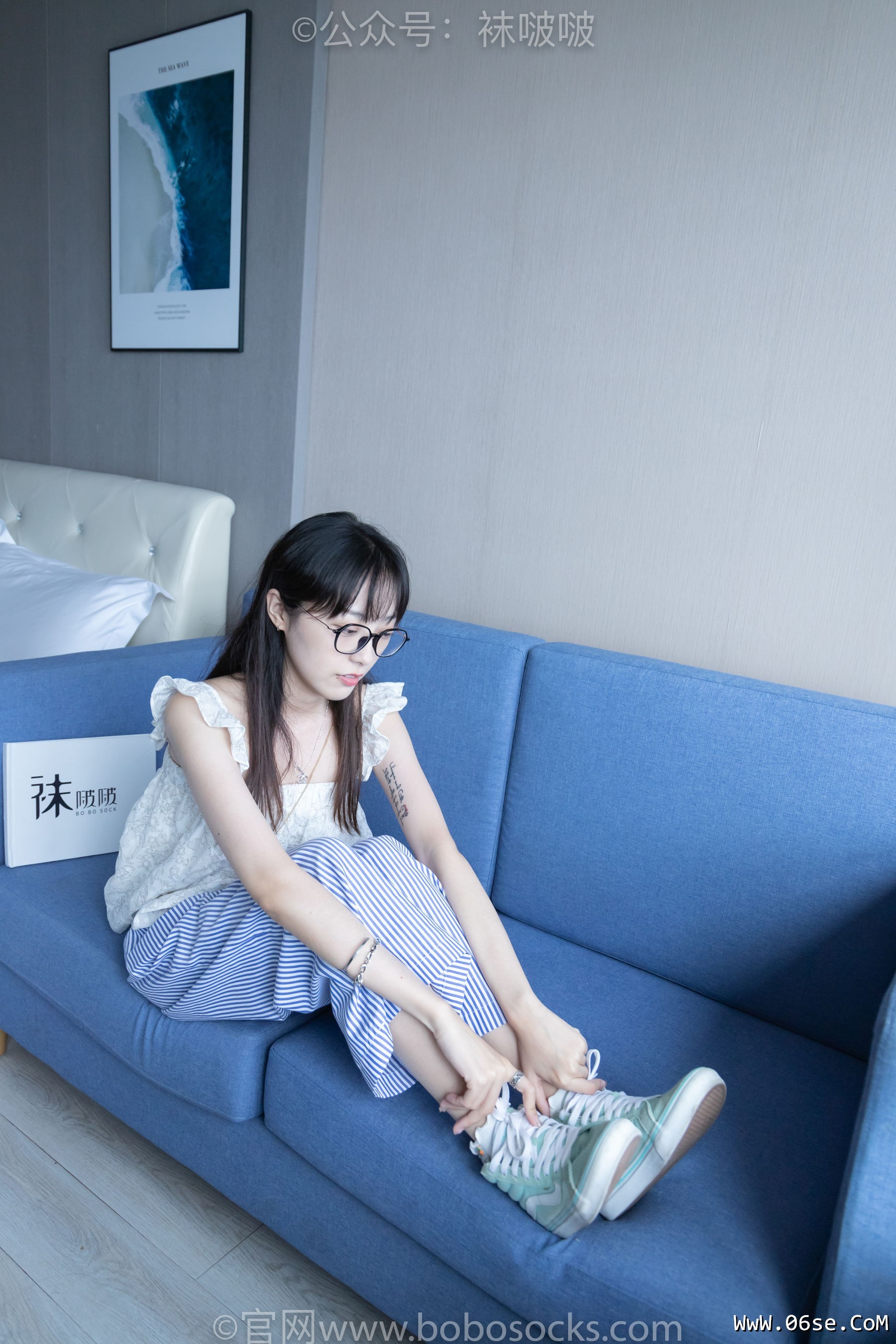 图片[9]-BoBoSocks袜啵啵 No.027 稚予- vans、白色棉袜、肉丝[136P]-六色网