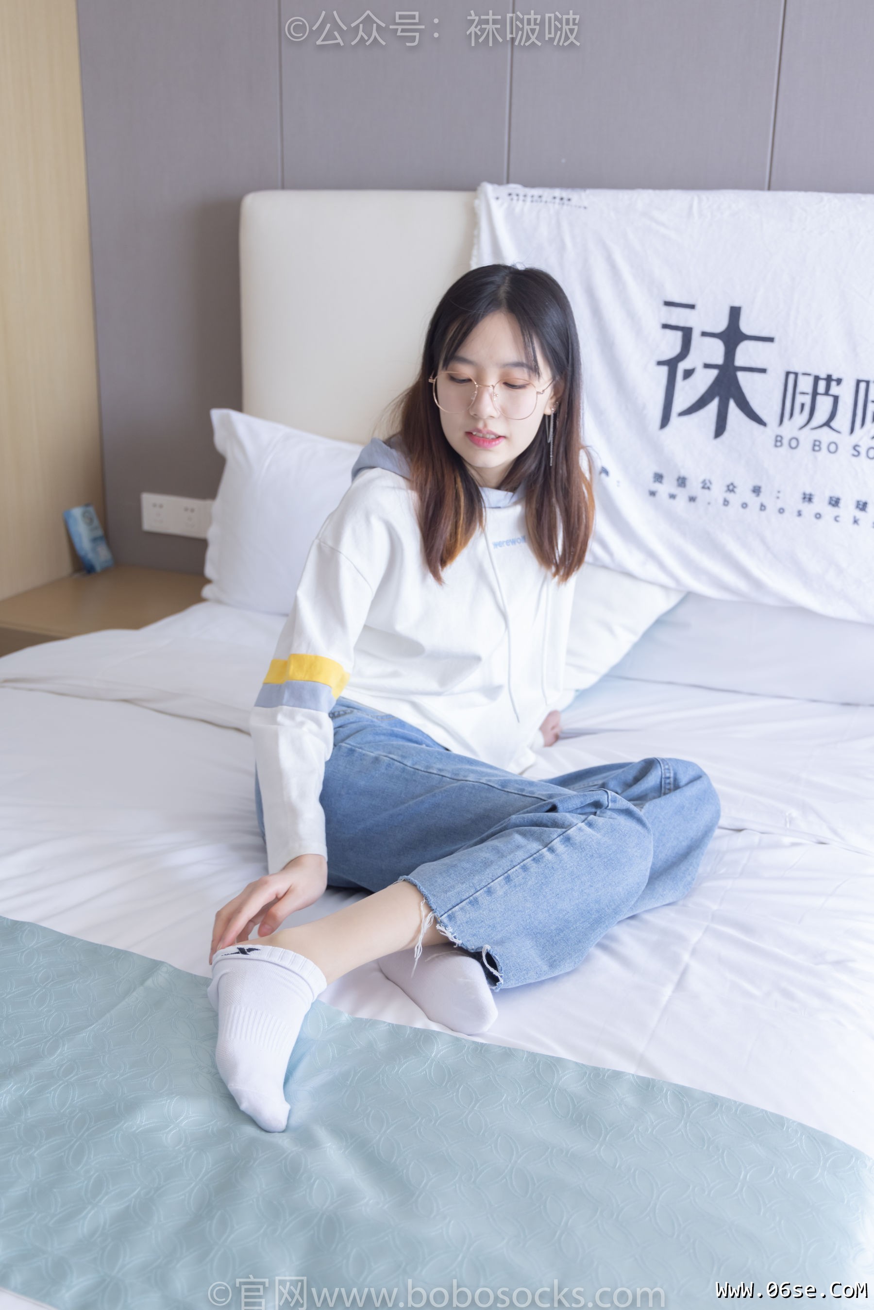 图片[68]-BoBoSocks袜啵啵 No.080 小甜豆-帆布鞋、白棉袜、肉丝[140P]-六色网