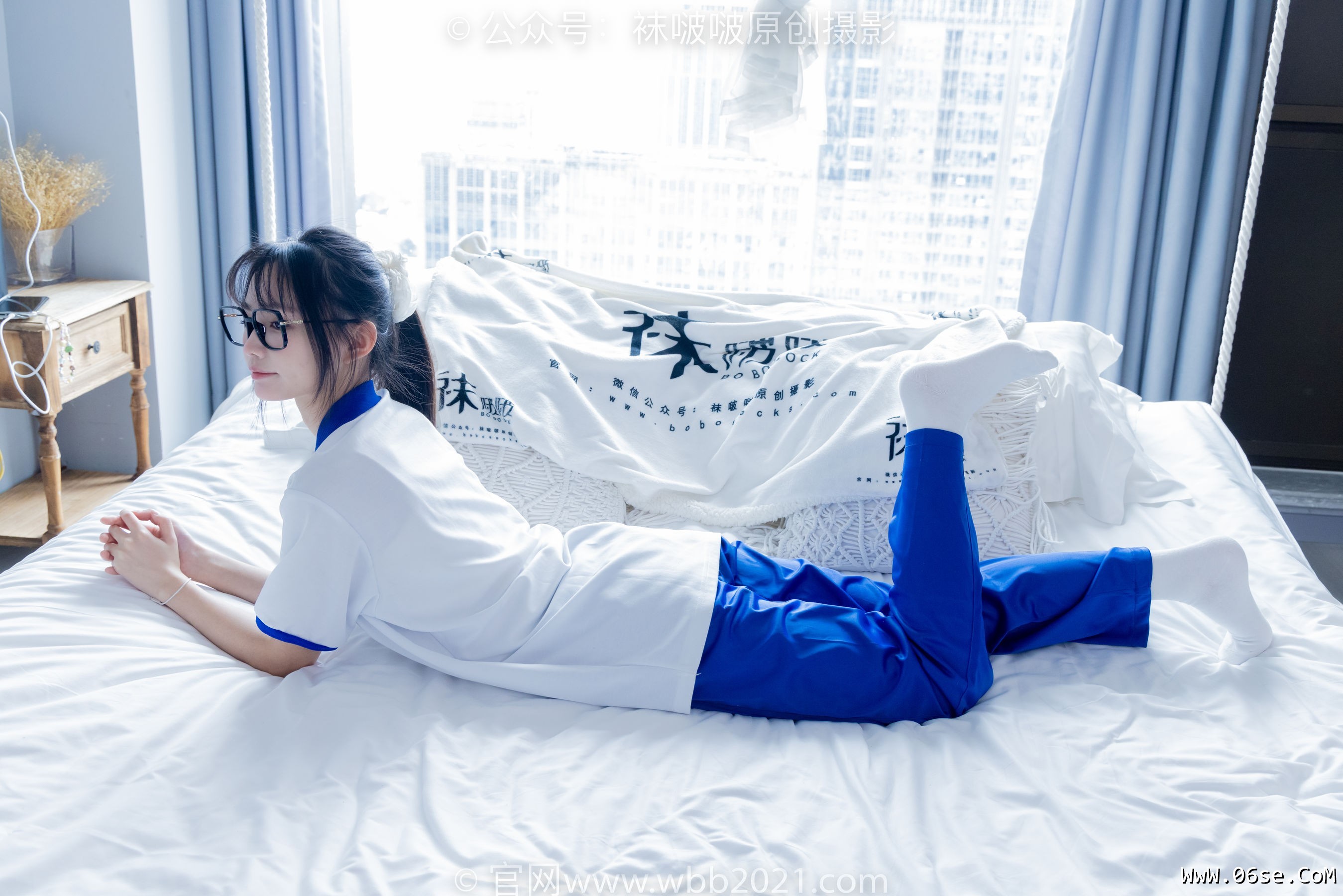 图片[15]-BoBoSocks袜啵啵 No.351 甜甜圈 -板鞋、白棉袜、肉丝、校服裤里丝[150P]-六色网