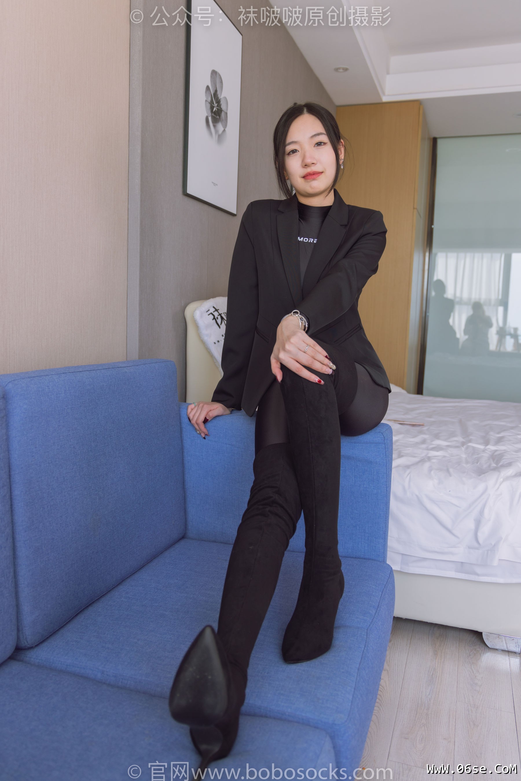 图片[56]-BoBoSocks袜啵啵 No.188 小甜豆-连体泳衣、高跟长靴、短肉丝、裸足[147P]-六色网