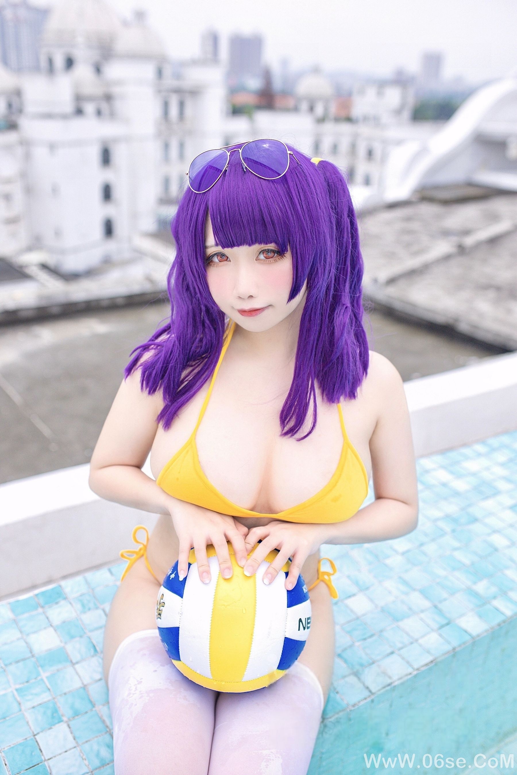 图片[4]-贞子蜜桃 – 碧蓝航线 波拉泳装[23P]-六色网