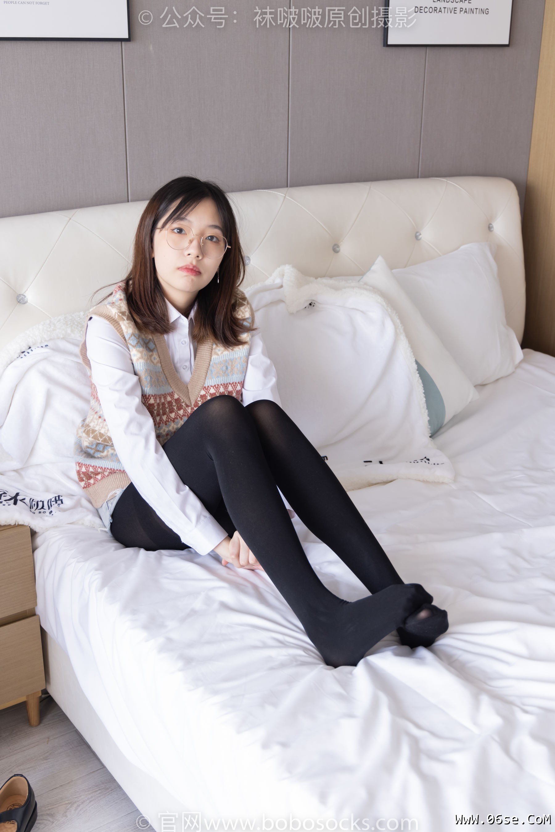 图片[75]-BoBoSocks袜啵啵 No.169 小甜豆-黑皮鞋、厚黑丝、厚肉丝[145P]-六色网