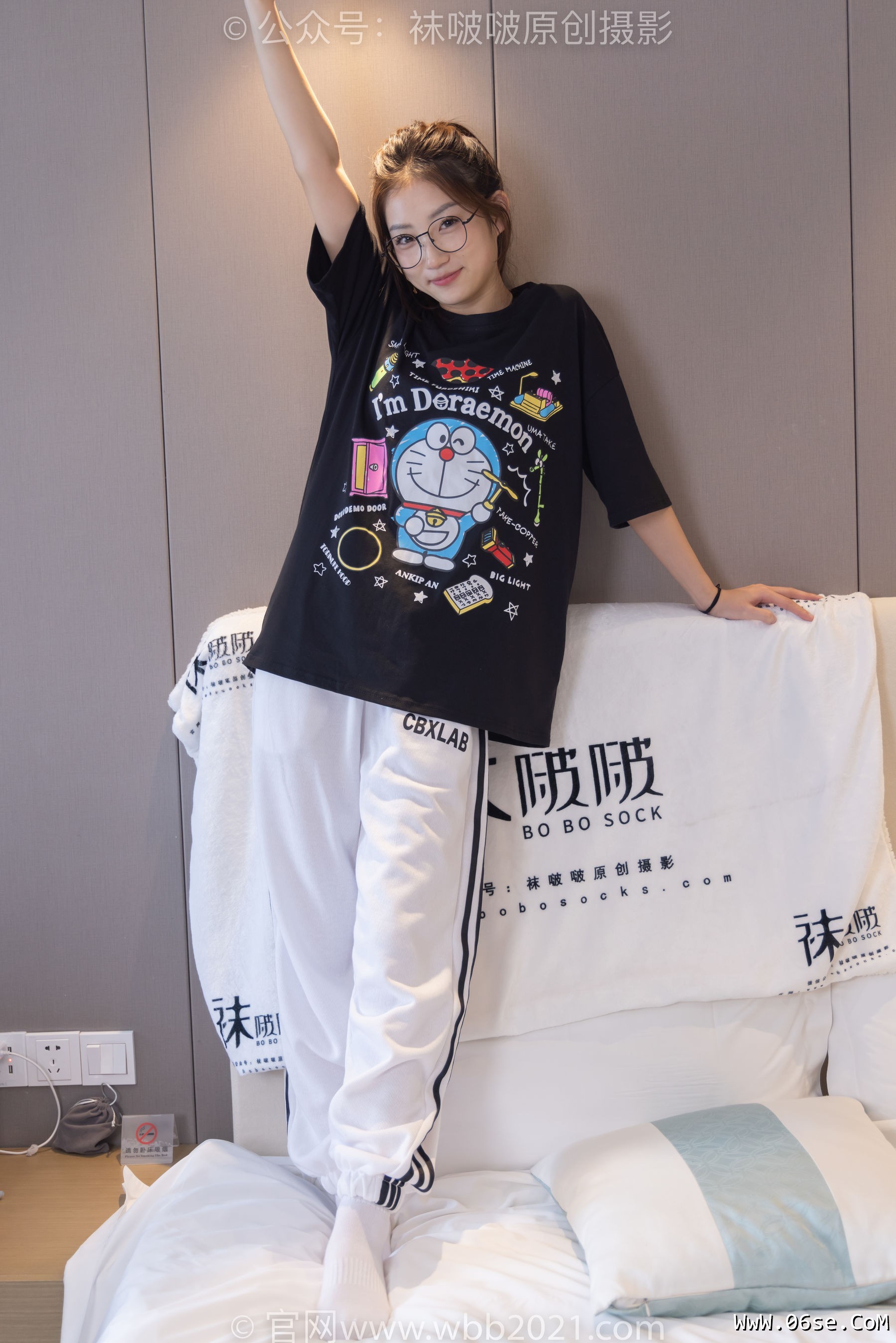 图片[33]-BoBoSocks袜啵啵 No.382 小沫 -板鞋、白棉袜[143P]-六色网