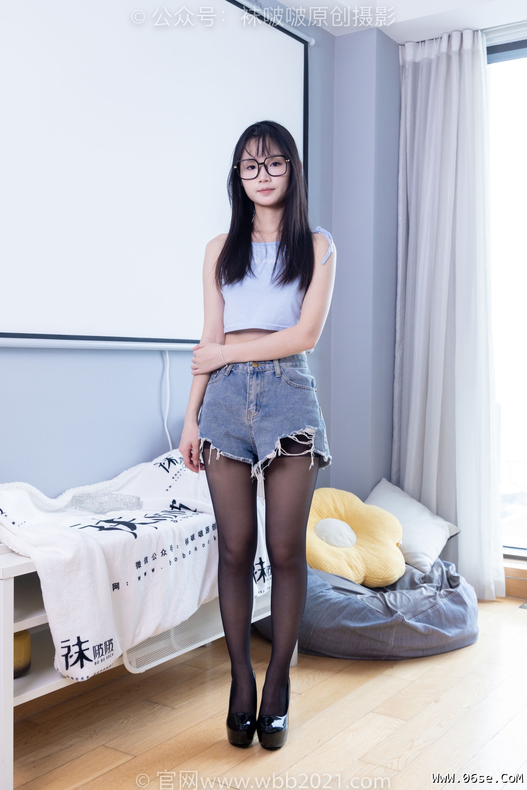 图片[114]-BoBoSocks袜啵啵 No.353 甜甜圈 -高跟鞋、黑丝、裸足[145P]-六色网