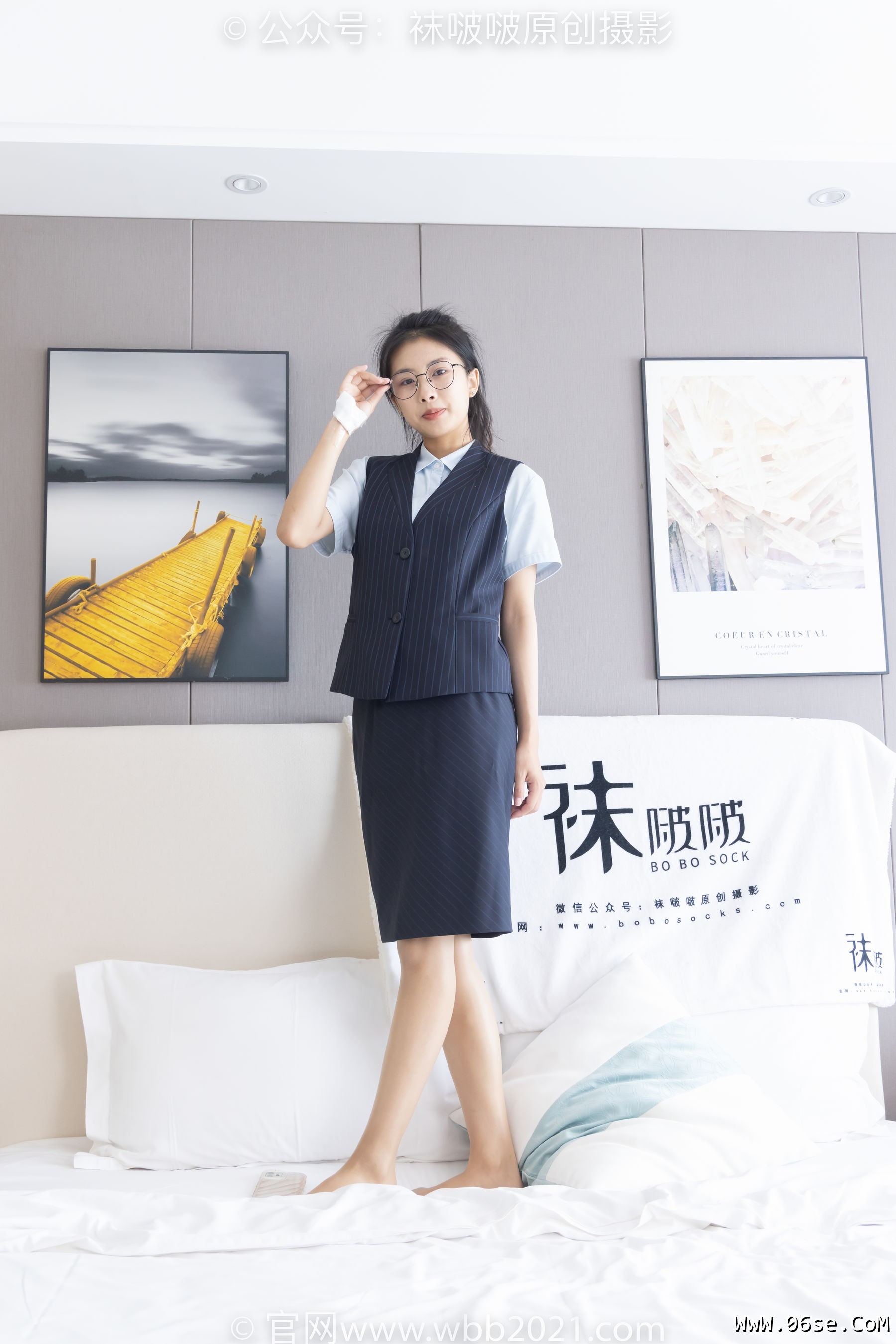 图片[38]-BoBoSocks袜啵啵 No.324 奶油 -高跟鞋、皮鞋、黑棉袜、油亮肉丝[140P]-六色网