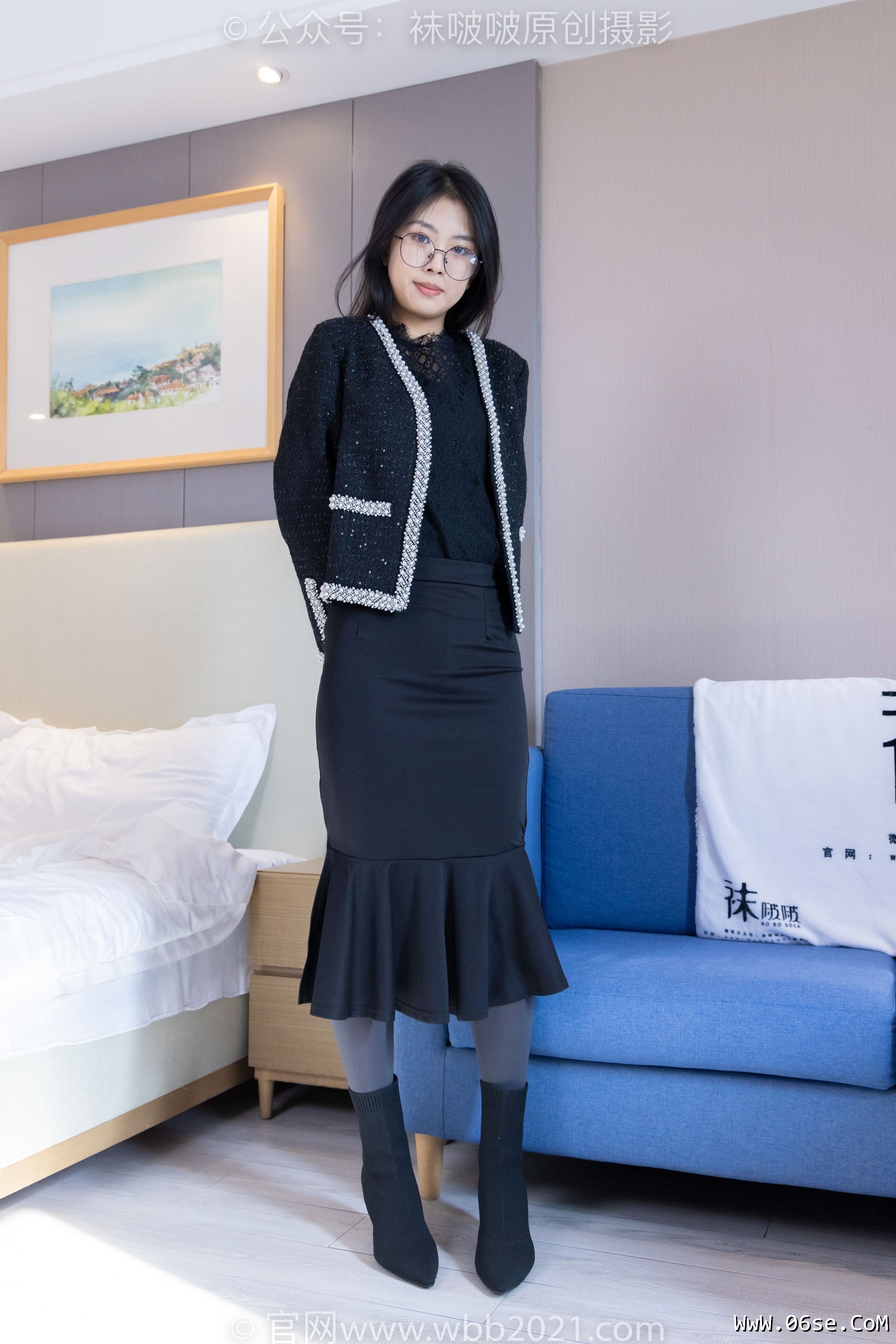 图片[13]-BoBoSocks袜啵啵 No.378 奶油 -短靴、运动鞋、厚黑丝、厚灰丝[190P]-六色网