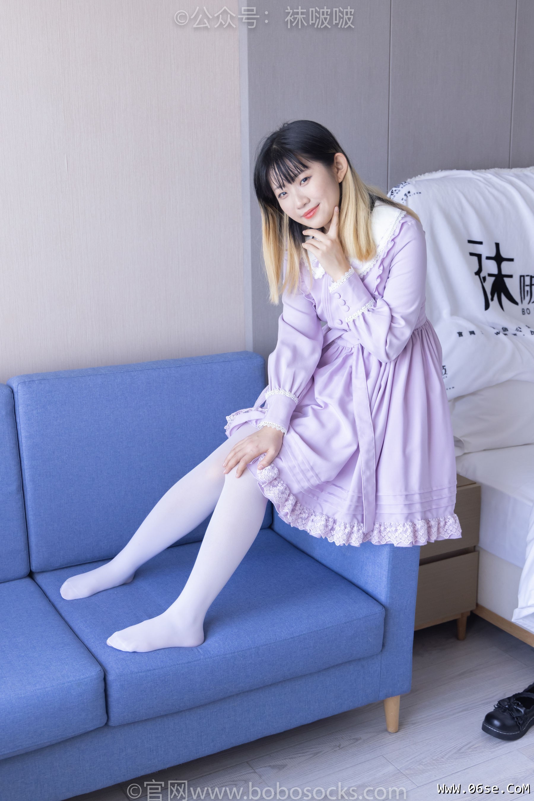 图片[134]-BoBoSocks袜啵啵 No.079 砂糖-皮鞋、厚白丝[140P]-六色网