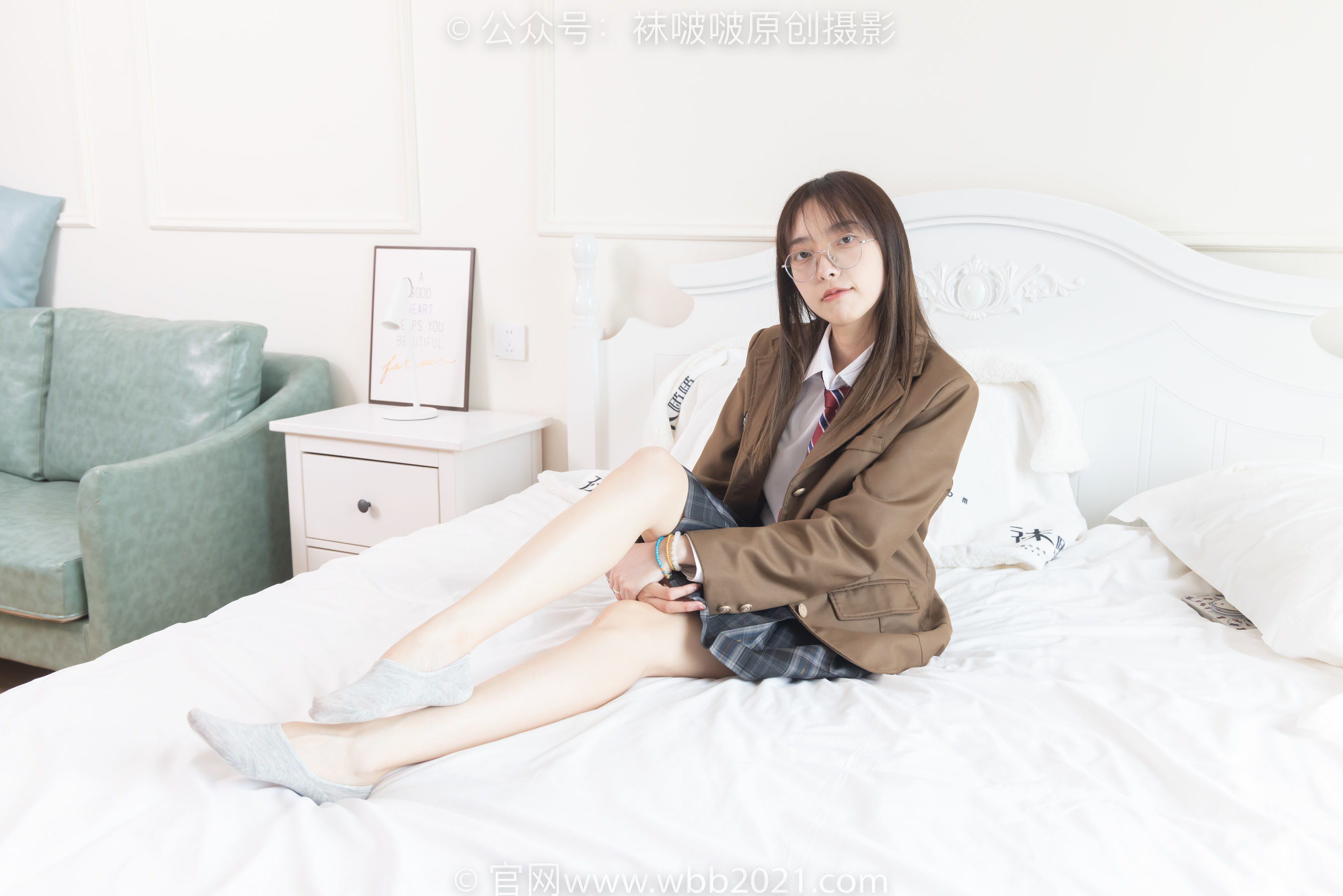 图片[81]-BoBoSocks袜啵啵 No.370 稚予 -板鞋、白棉袜、灰色棉船袜[140P]-六色网
