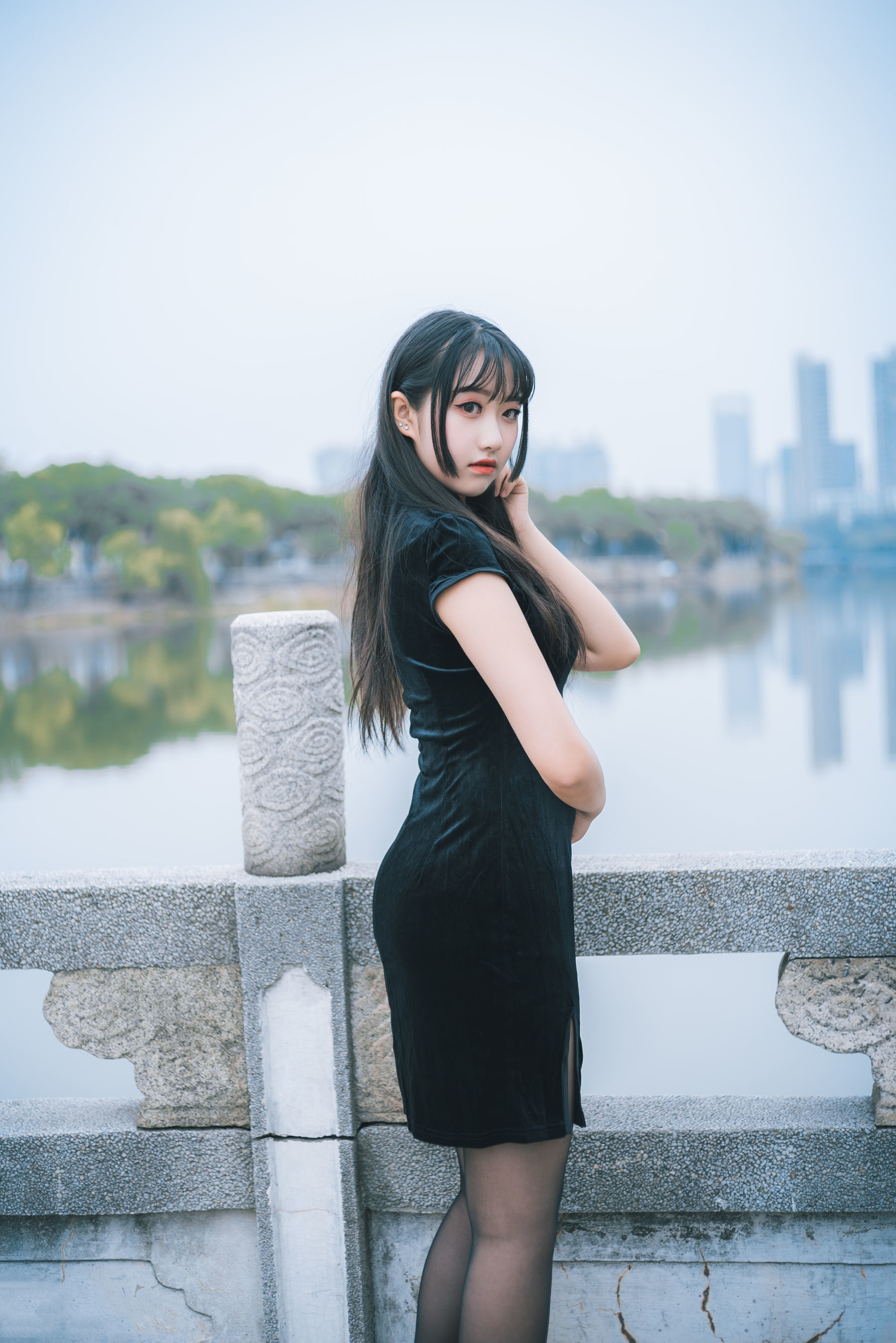 图片[9]-喵糖映画 VOL.461 旗袍园游 [36P]-六色网