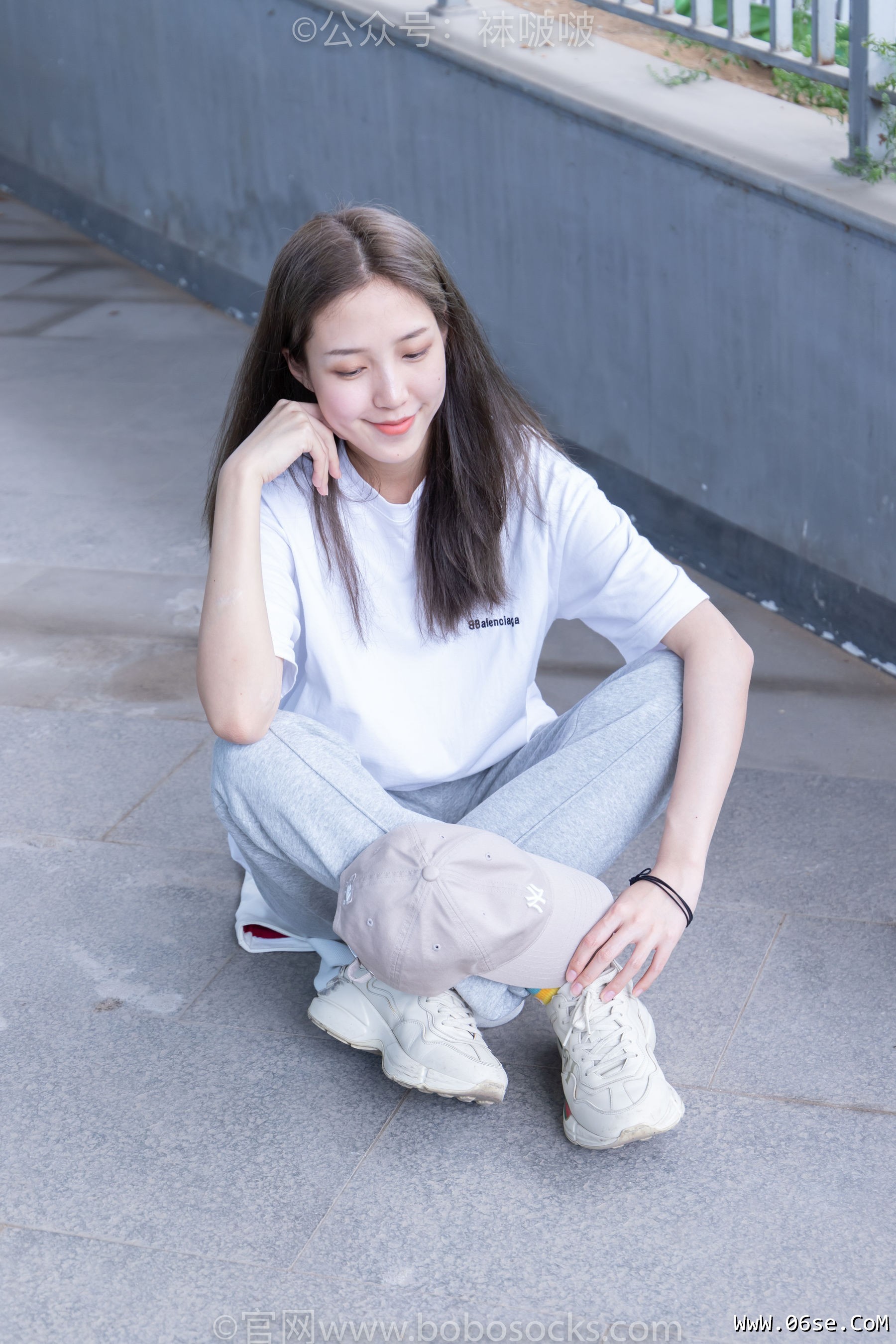 图片[30]-BoBoSocks袜啵啵 No.012 泡芙-运动鞋、白棉袜、裸足[132P]-六色网