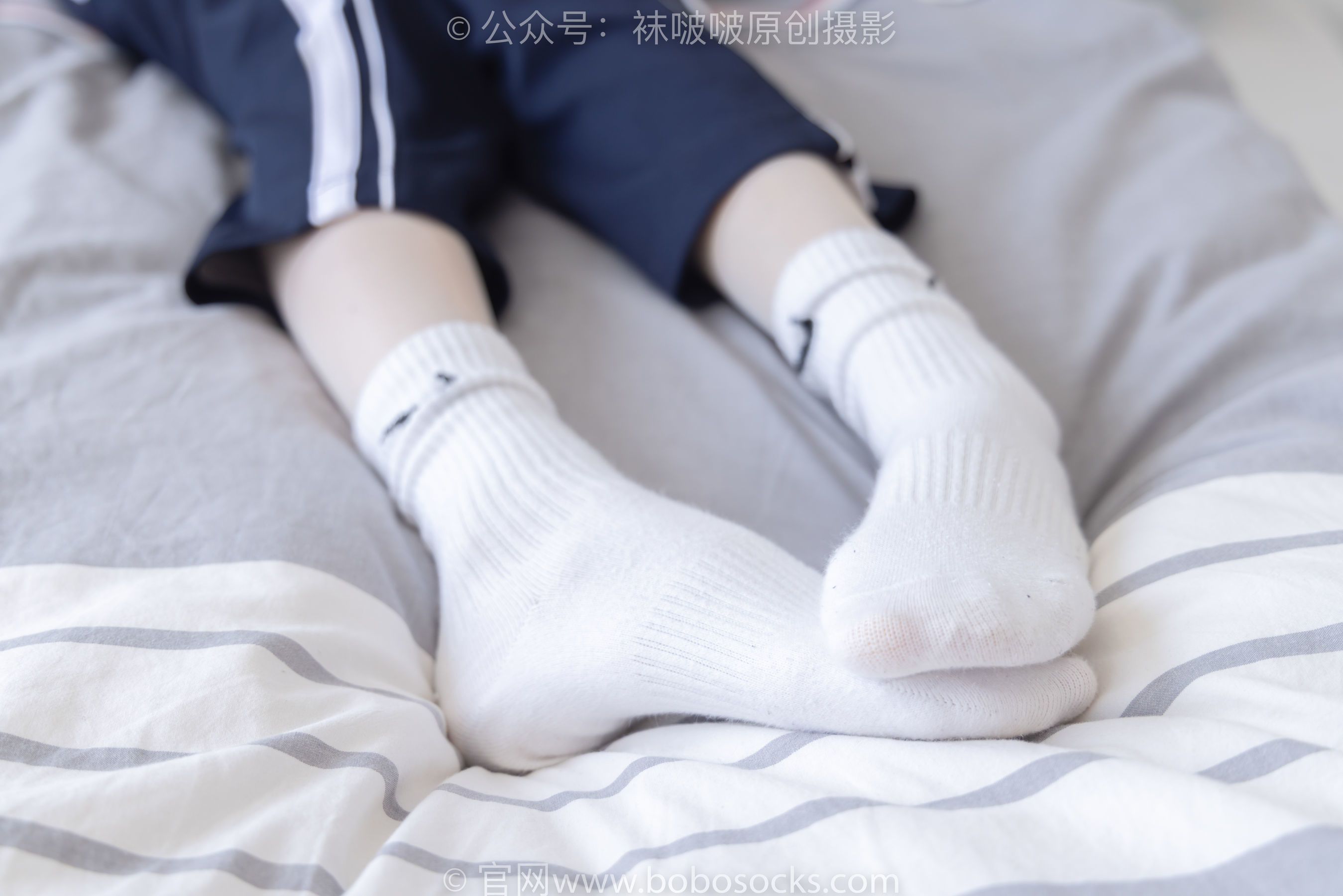 图片[82]-BoBoSocks袜啵啵 No.207 稚予 -aj板鞋、白棉袜、油亮白丝、校服裤里丝[140P]-六色网