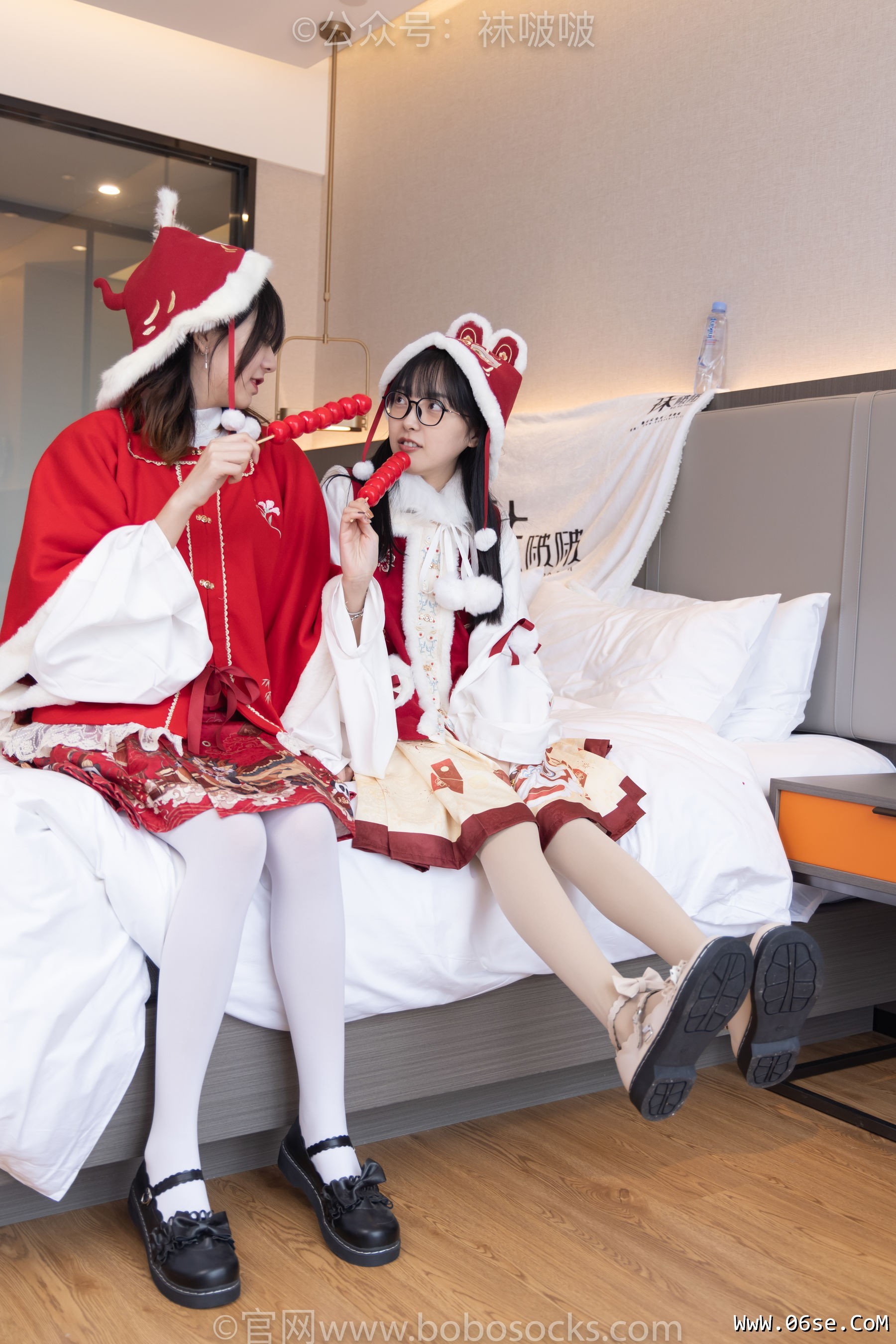 图片[7]-BoBoSocks袜啵啵 No.054 小甜豆与稚予-给大家拜年啦[139P]-六色网