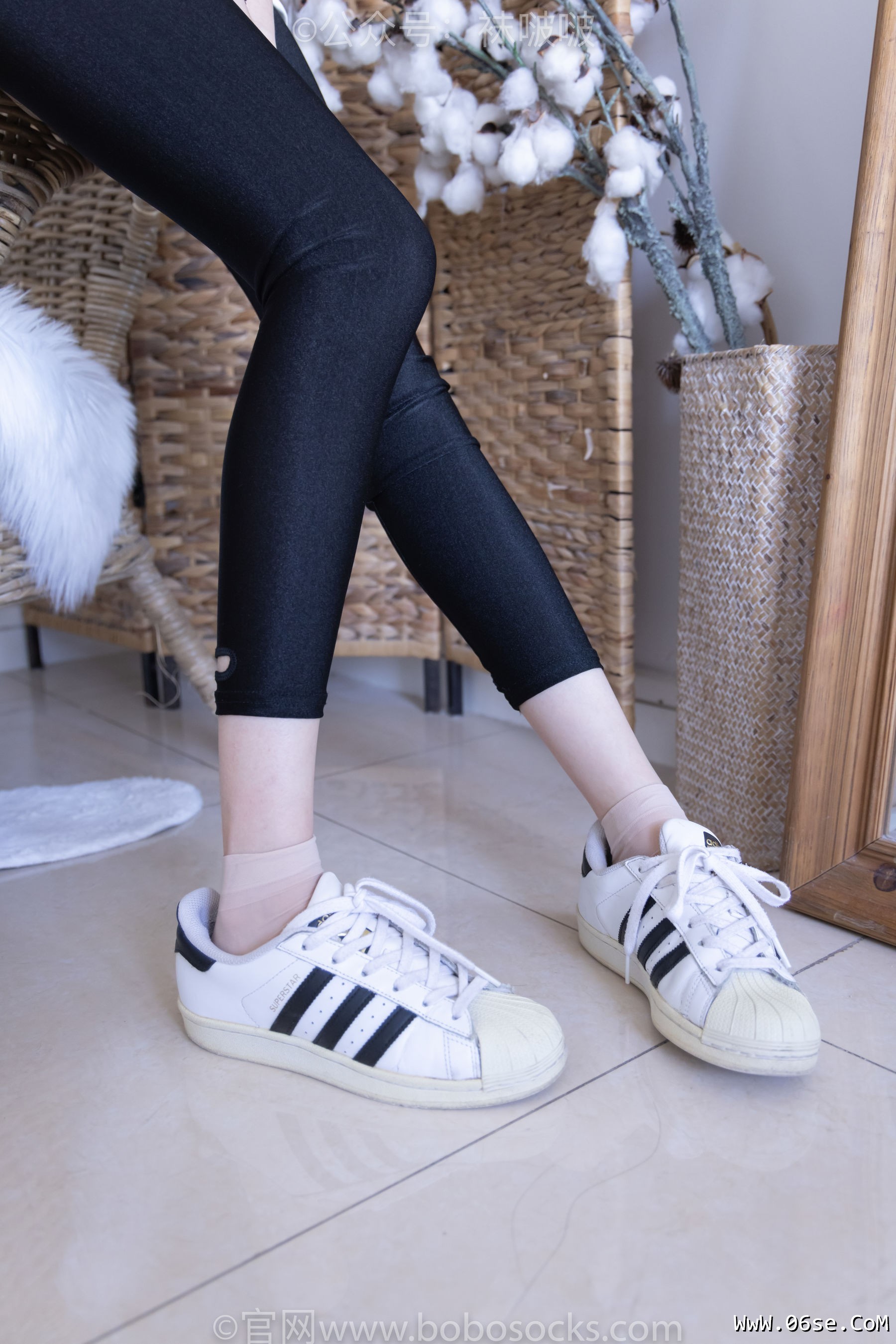 图片[27]-BoBoSocks袜啵啵 No.044 稚予-贝壳头、匡威帆布鞋、短肉丝[154P]-六色网