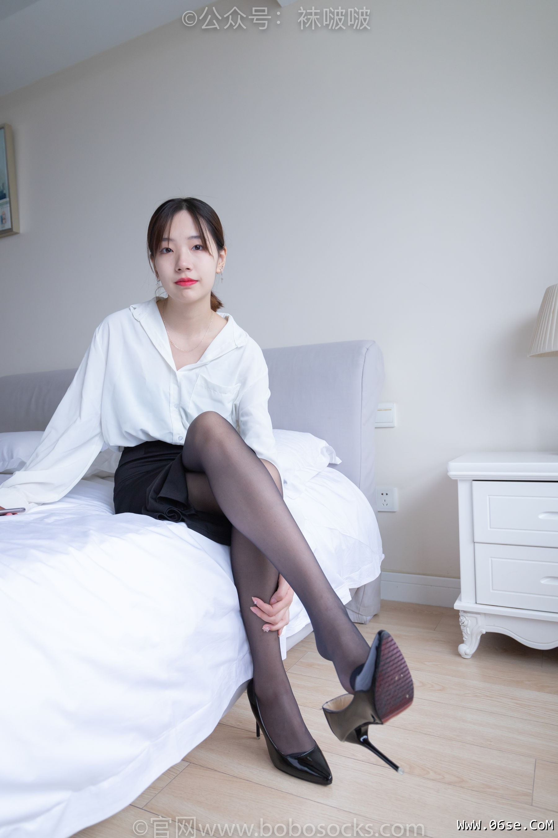 图片[35]-BoBoSocks袜啵啵 No.017 小甜豆-OL制服、高跟鞋、黑丝[131P]-六色网