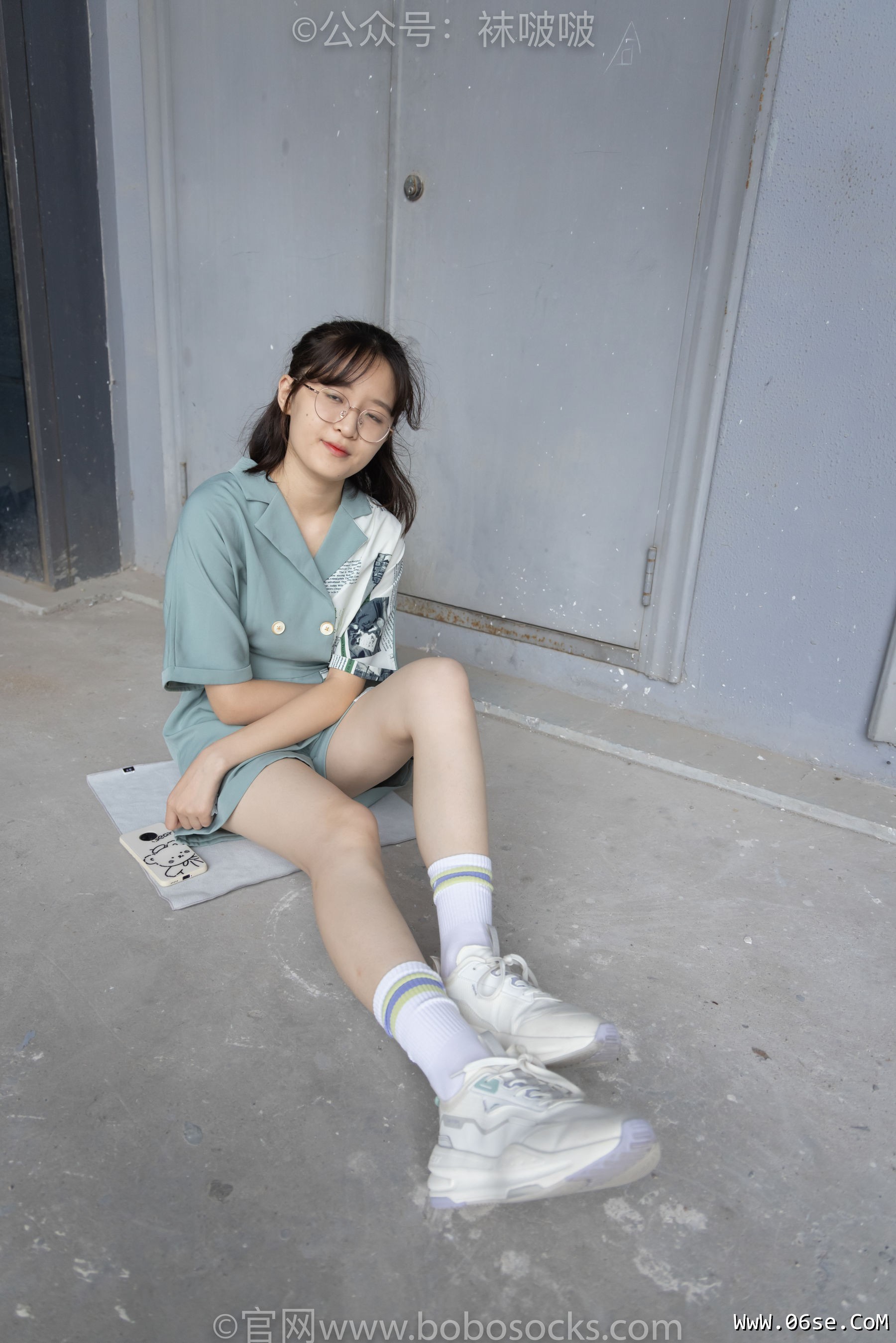 图片[36]-BoBoSocks袜啵啵 No.025 熊熊-安踏运动鞋、白色棉袜、裸足[146P]-六色网