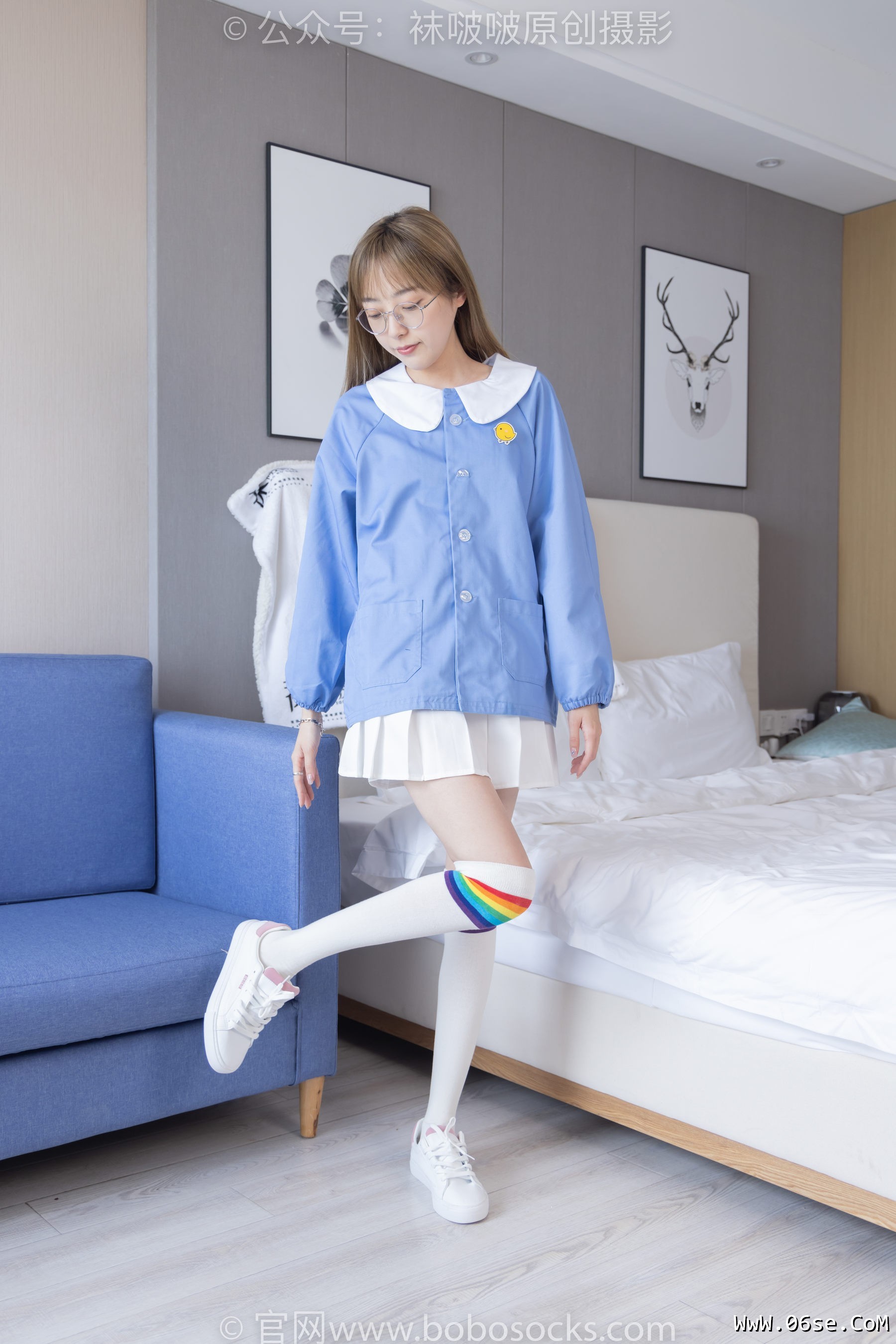 图片[91]-BoBoSocks袜啵啵 No.229 稚予-板鞋、皮鞋、两双大腿袜[155P]-六色网