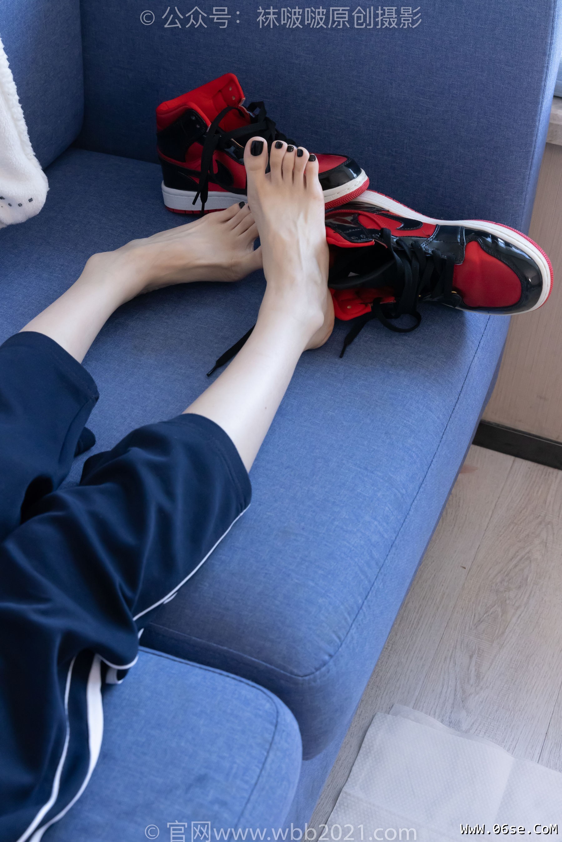 图片[42]-BoBoSocks袜啵啵 No.398 稚予 -板鞋、白船袜、裸足、裸足[150P]-六色网