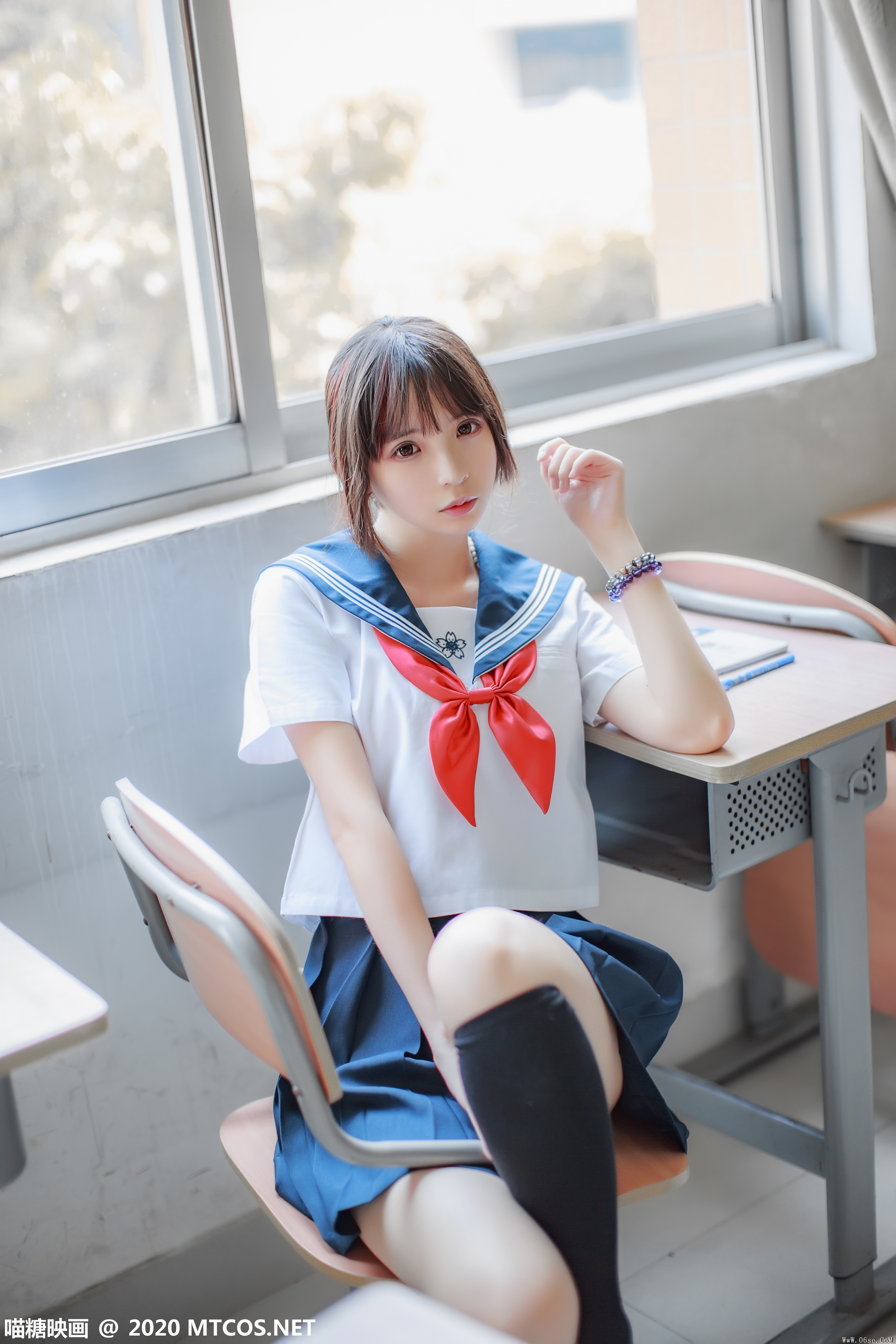 图片[6]-喵糖映画 VOL.340 同桌的水手服[33P／519MB]-六色网