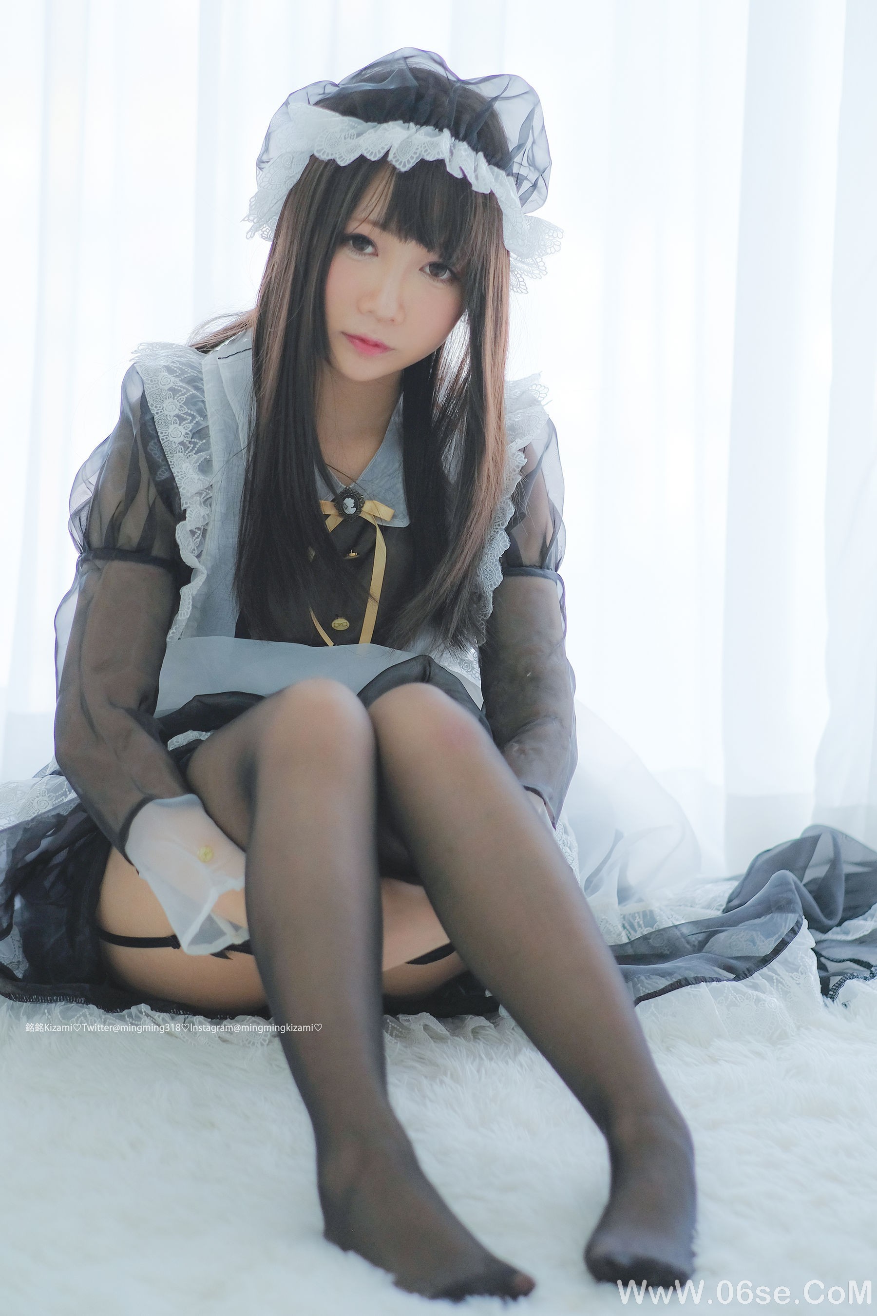 图片[10]-銘銘Kizami 自撮りVol.15 透明女仆[84P]-六色网