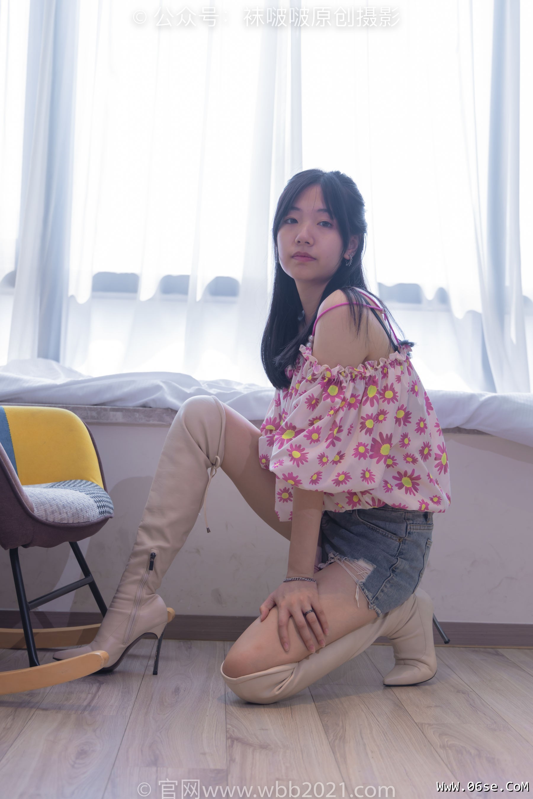 图片[125]-BoBoSocks袜啵啵 No.308 小甜豆 -长靴、白棉袜、裸足[170P]-六色网