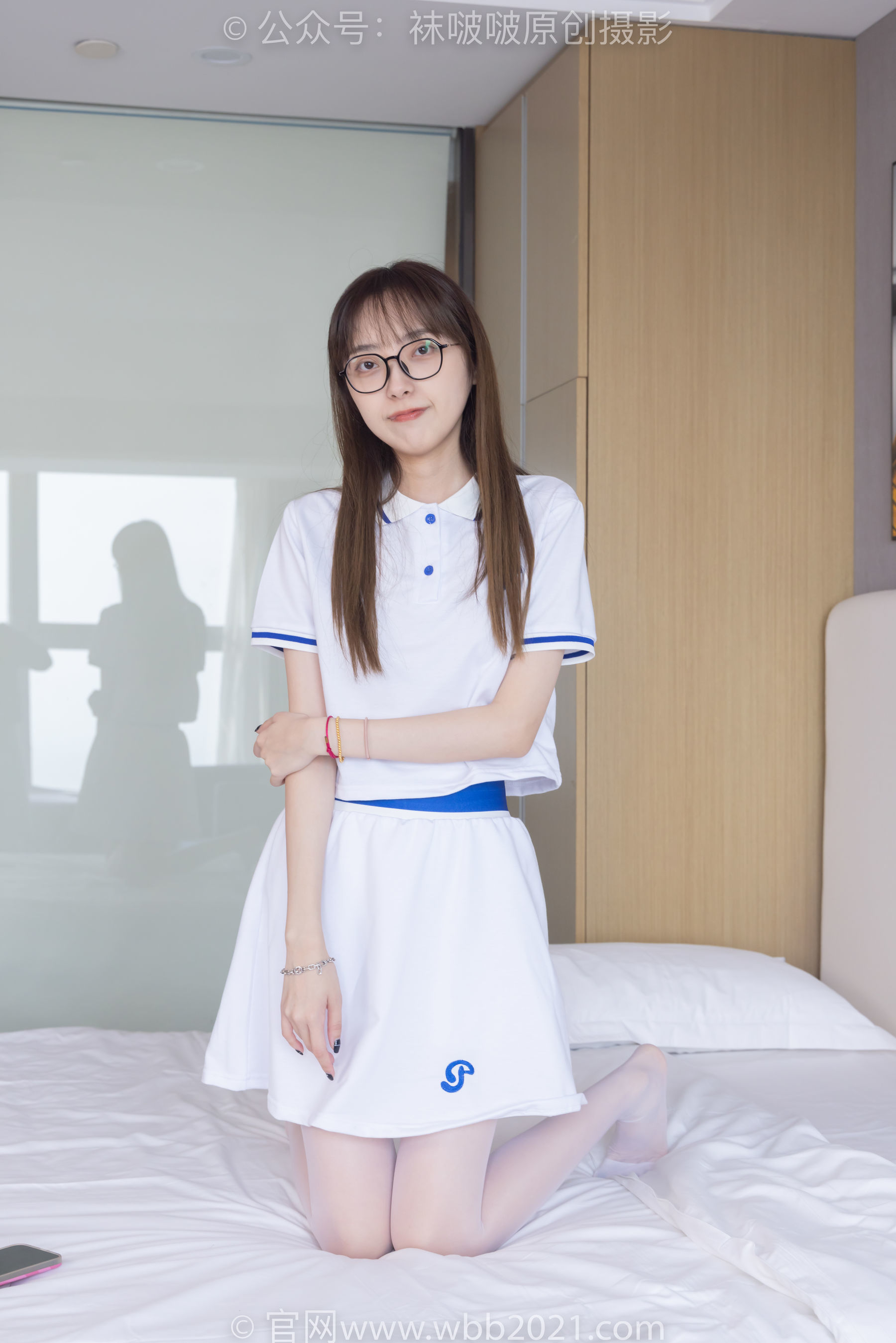图片[137]-BoBoSocks袜啵啵 No.344 稚予 -板鞋、平底鞋、白丝[150P]-六色网