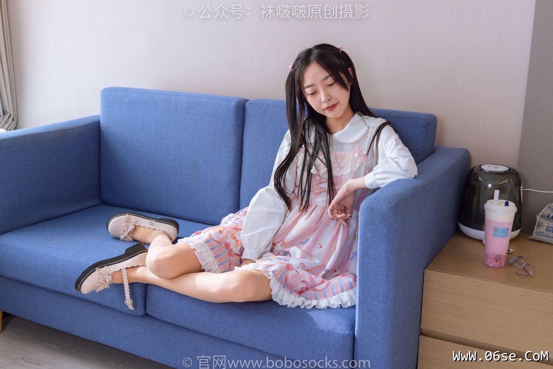 图片[65]-BoBoSocks袜啵啵 No.187 稚予-Lolita裙、白皮鞋、肉丝[140P]-六色网
