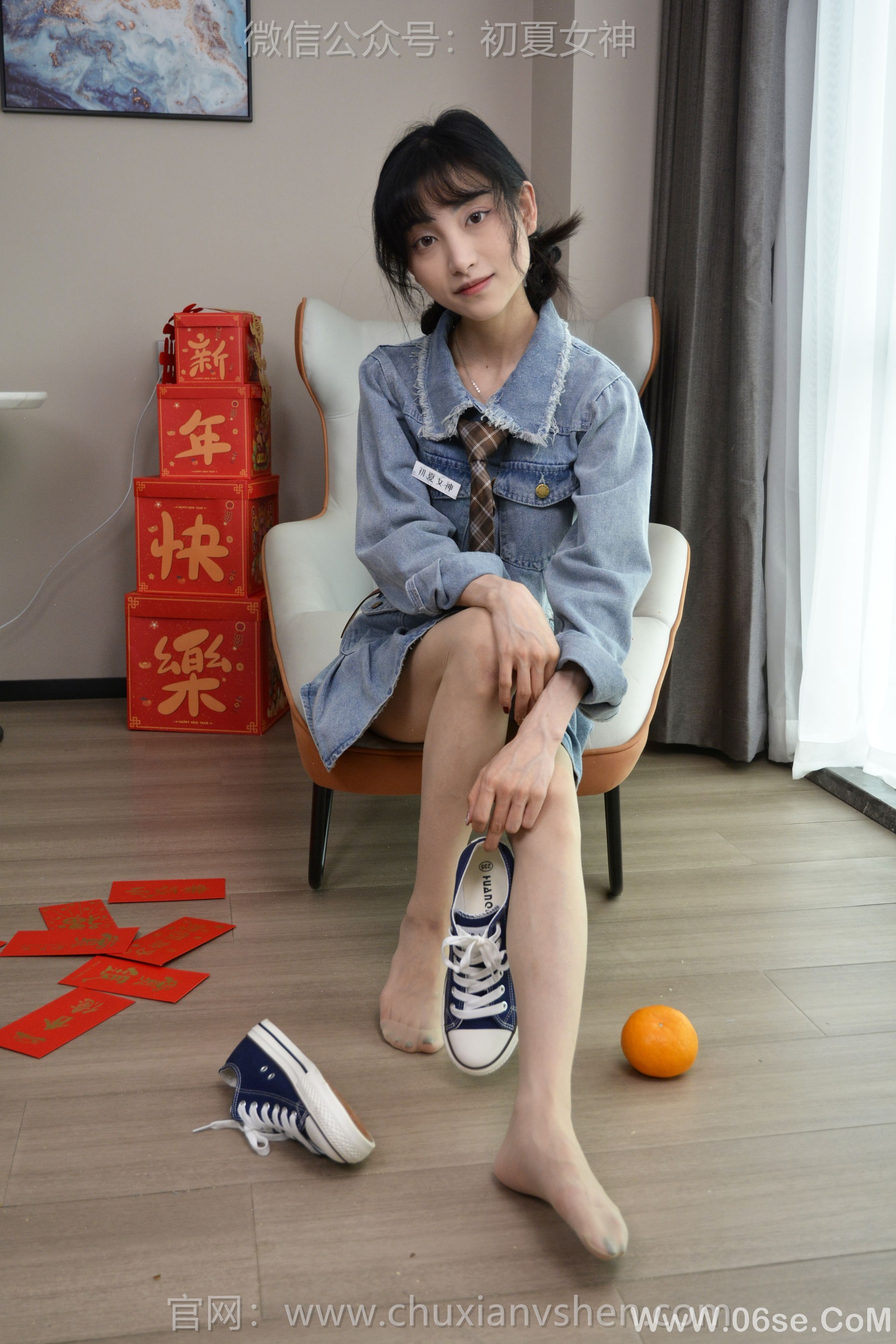 图片[127]-初夏女神 No.247 柒柒 浪漫牛仔[140P]-六色网