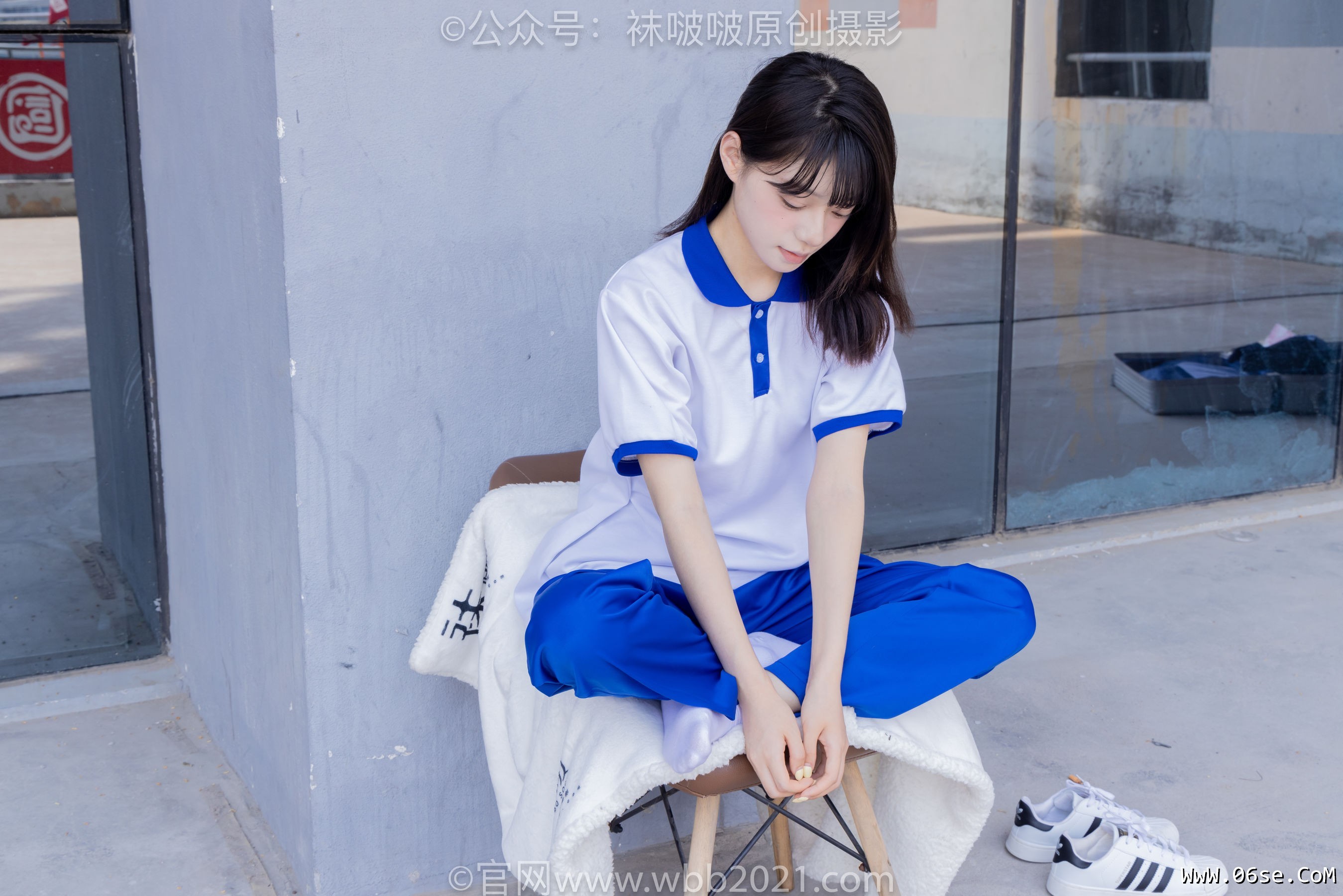 图片[120]-BoBoSocks袜啵啵 No.393 糯米 -板鞋、白棉袜、裸足、校服[150P]-六色网