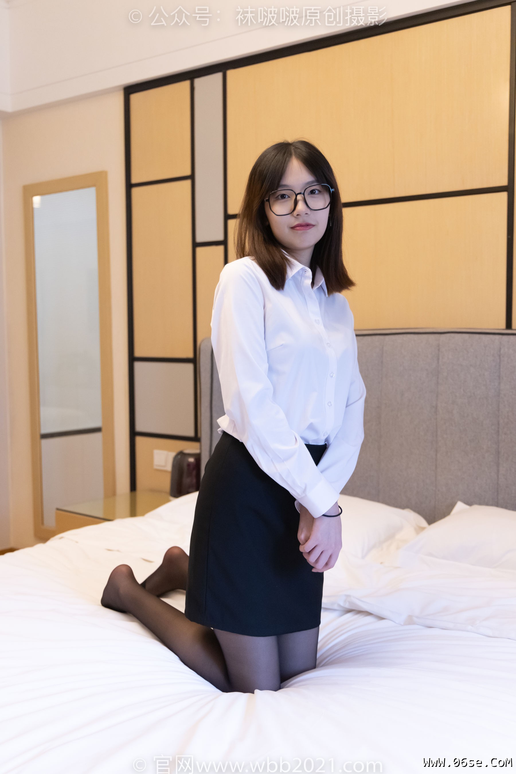 图片[17]-BoBoSocks袜啵啵 No.244 小甜豆 -高跟鞋、黑丝、ol制服[134P]-六色网