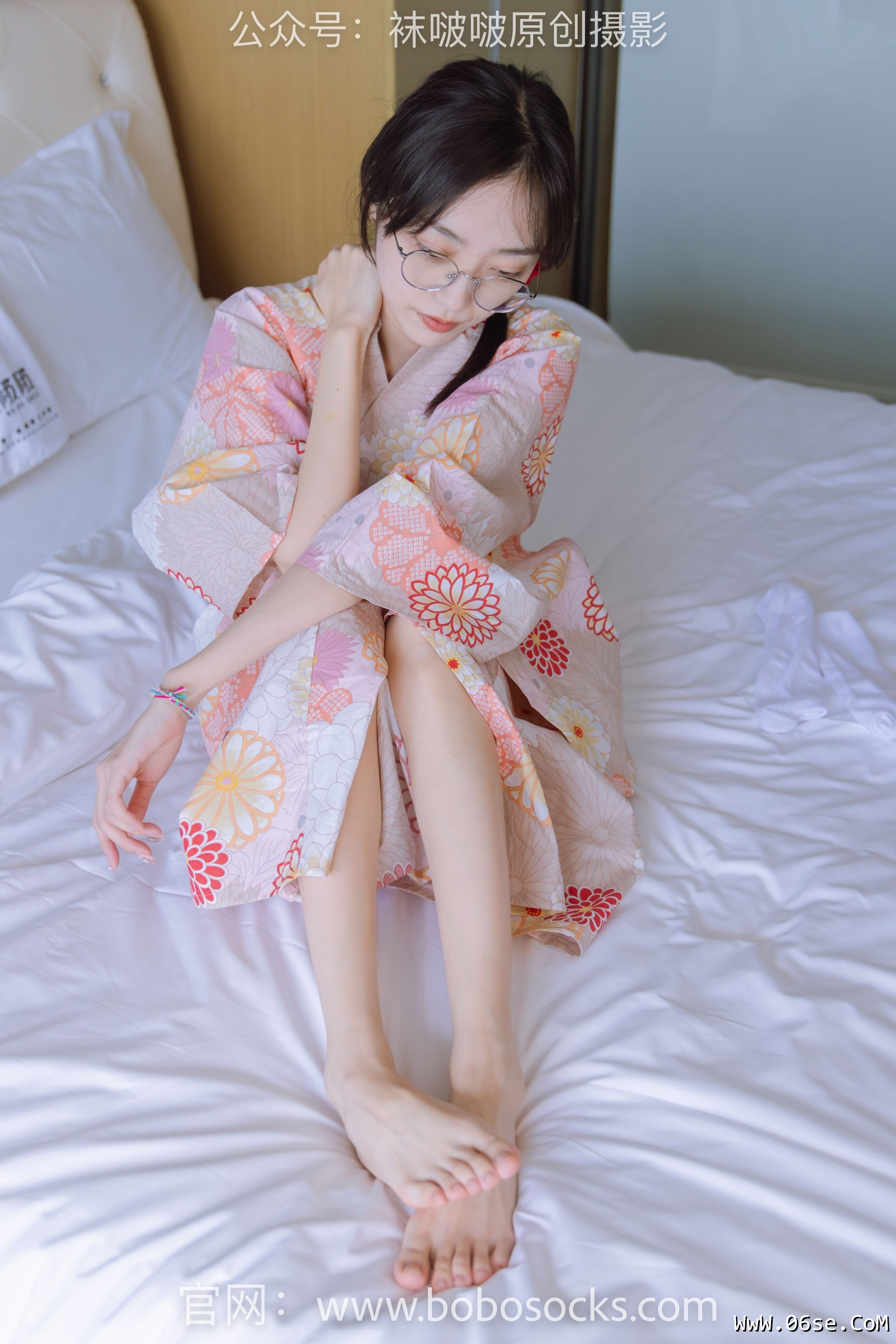图片[73]-BoBoSocks袜啵啵 No.137 稚予-木屐、分指白棉袜、裸足、和风浴衣[170P]-六色网