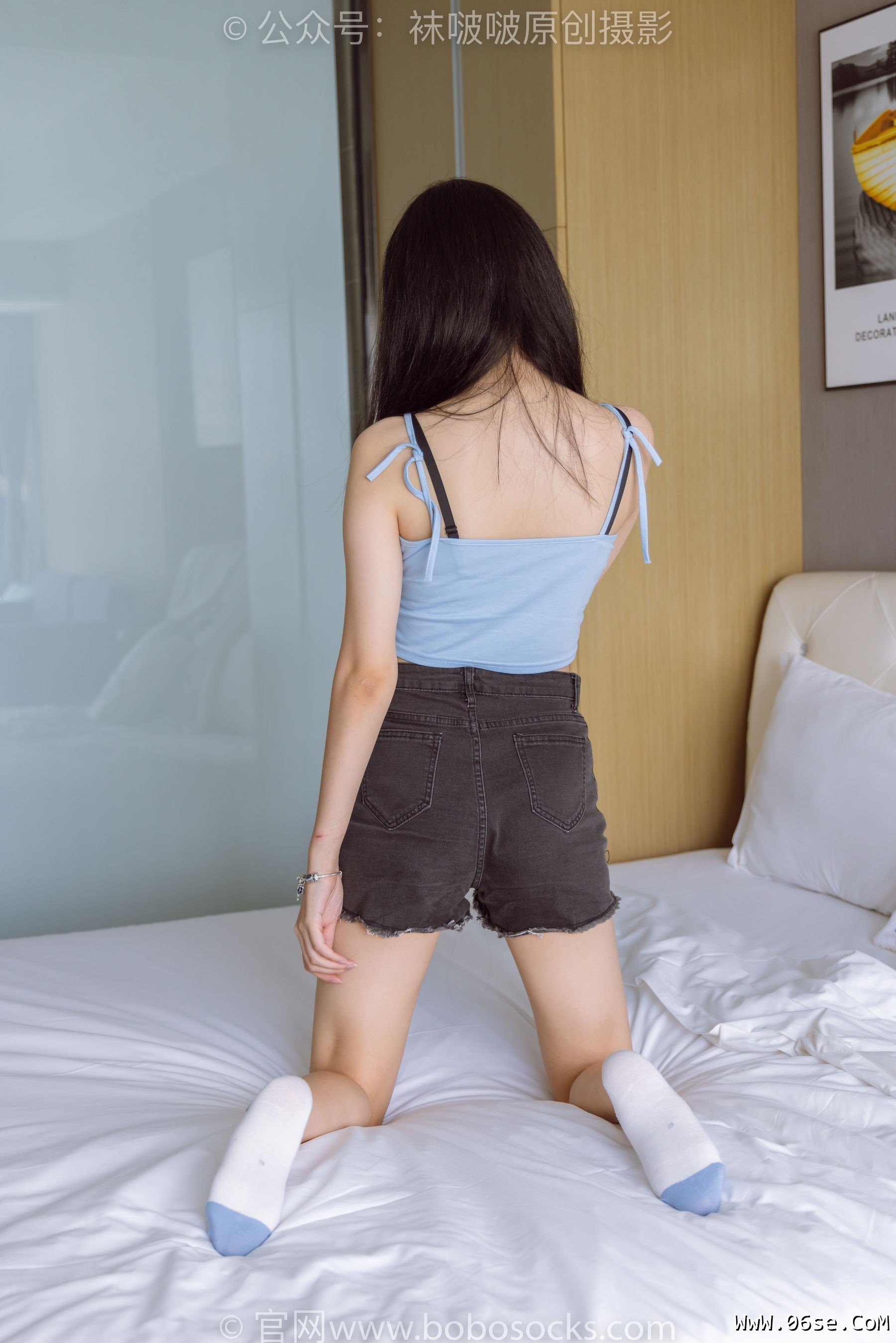 图片[22]-BoBoSocks袜啵啵 No.174 小甜豆-高跟长靴、白棉袜、裸足[178P]-六色网