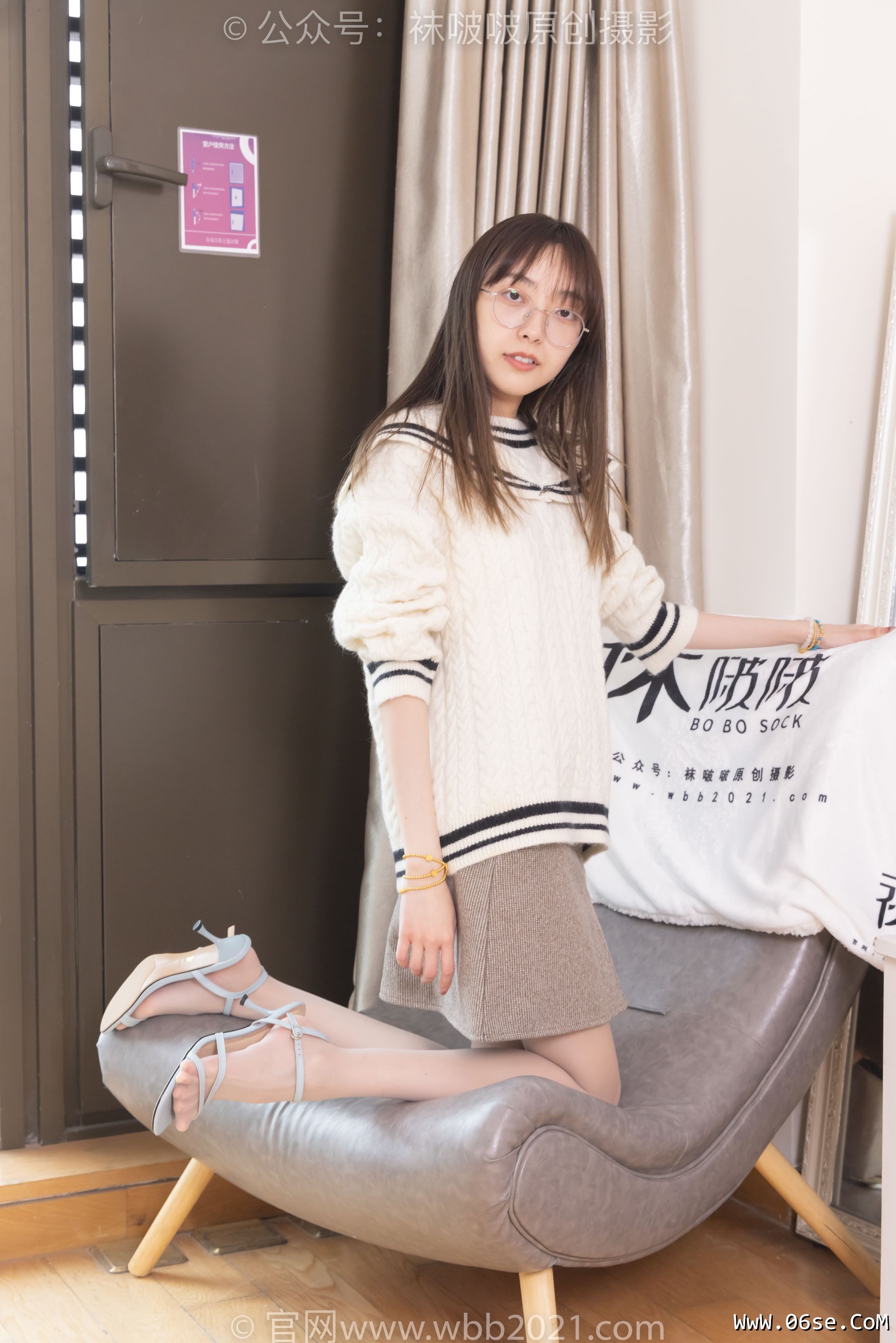图片[31]-BoBoSocks袜啵啵 No.361 稚予 -高跟凉鞋、平底鞋、超薄黑丝、灰丝[160P]-六色网